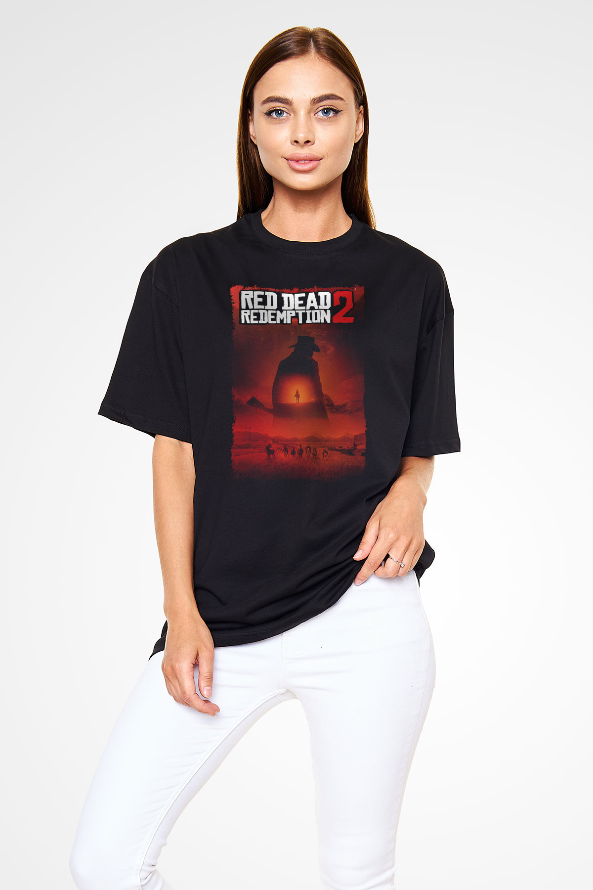 Red Dead Redemption Siyah Unisex Tişört T-Shirt