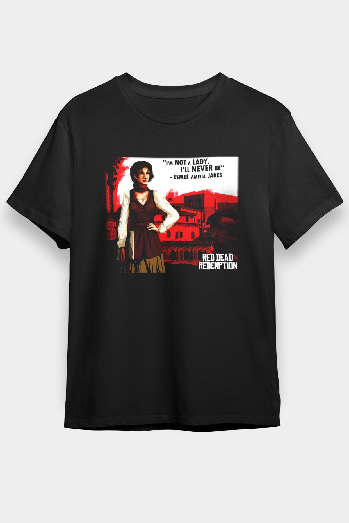 Red Dead Redemption Siyah Unisex Tişört T-Shirt