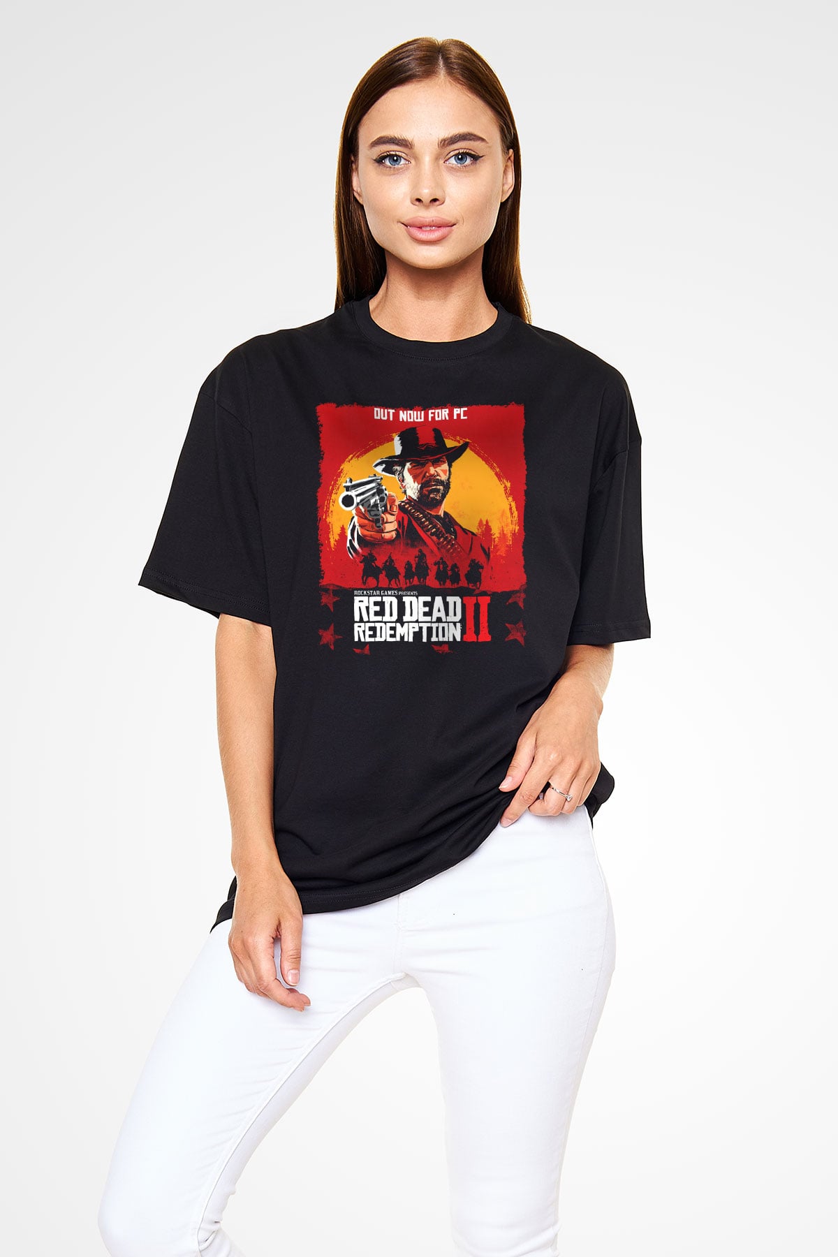 Red Dead Redemption Siyah Unisex Tişört T-Shirt