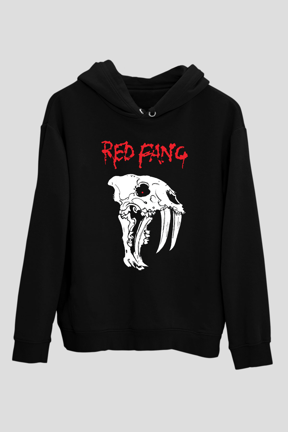 Red Fang Siyah Unisex Hoodie