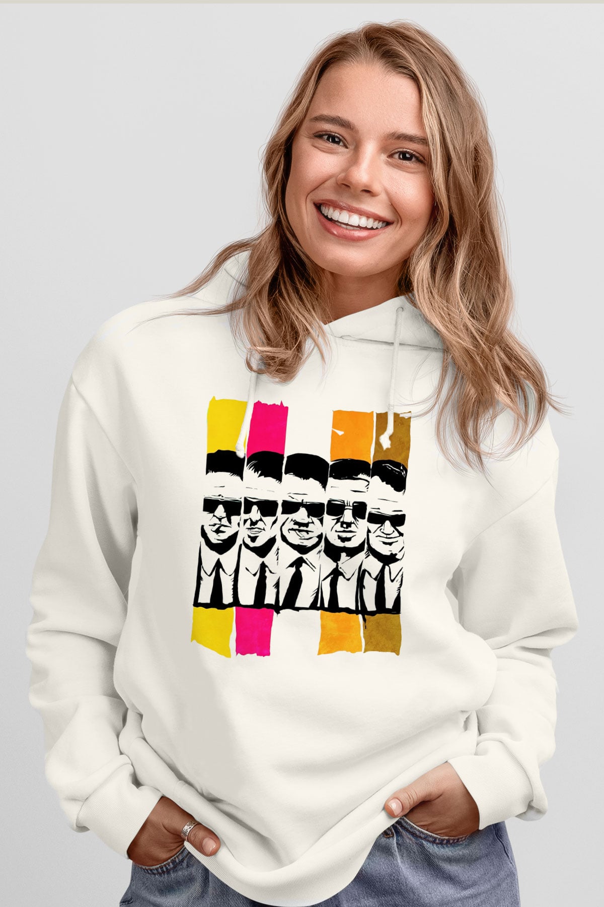 Reservoir Dogs Beyaz Unisex Hoodie