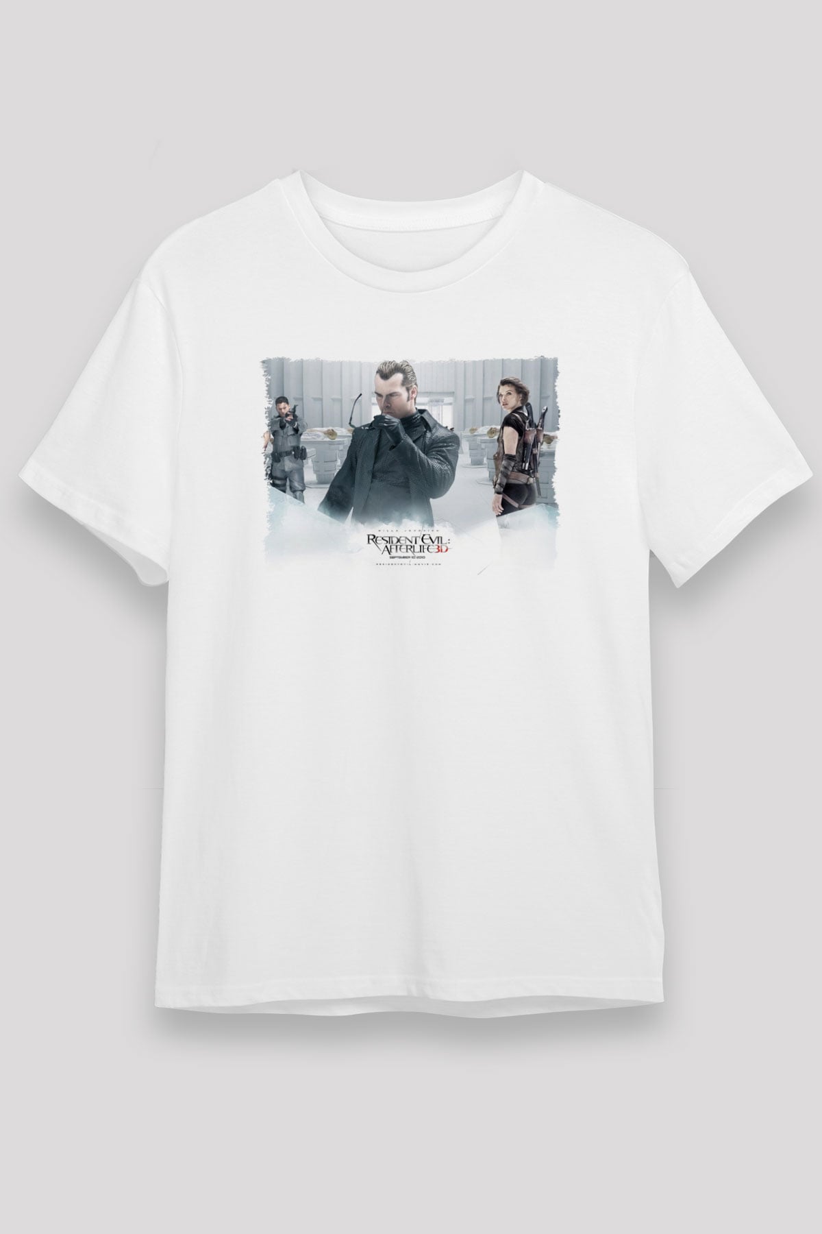 Resident Evil Beyaz Unisex Tişört T-Shirt