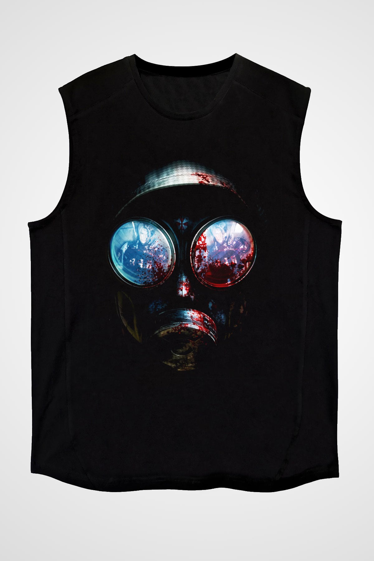 Resident Evil Siyah Unisex Kolsuz Tişört