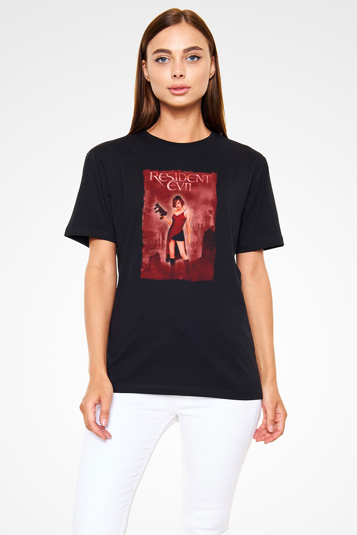 Resident Evil Siyah Unisex Tişört T-Shirt