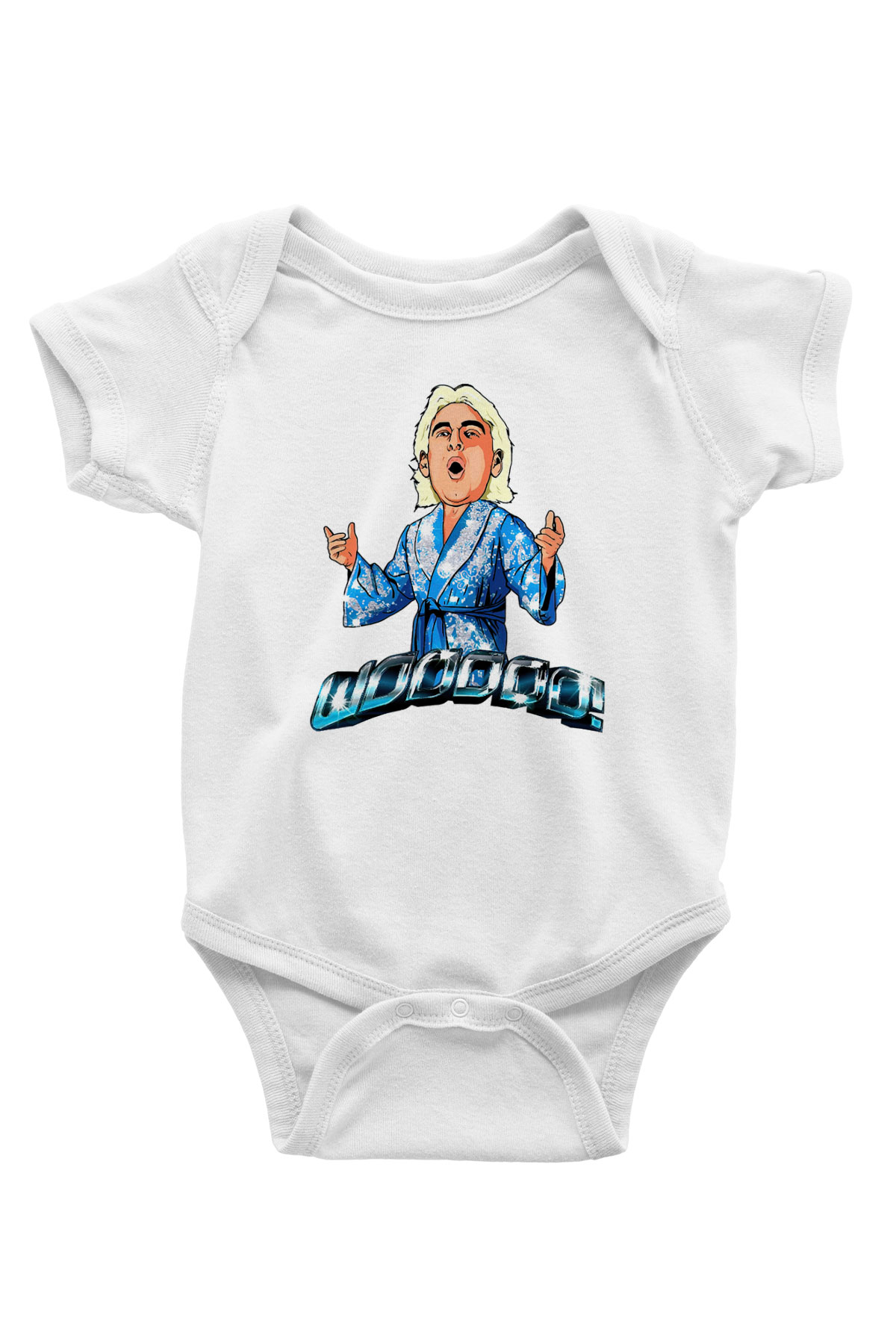 Ric Flair Beyaz Bebek Body - Zıbın