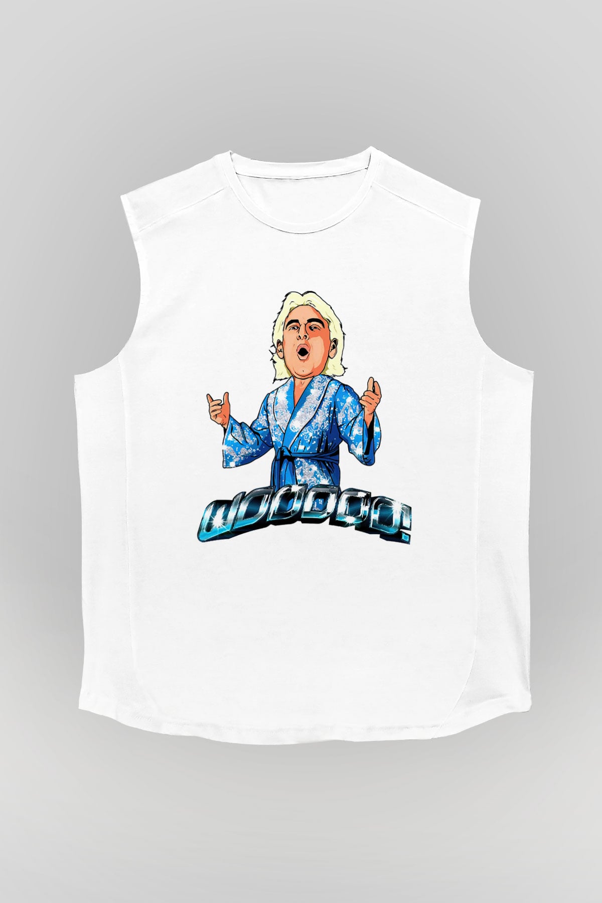 Ric Flair Beyaz Unisex  Kolsuz Tişört