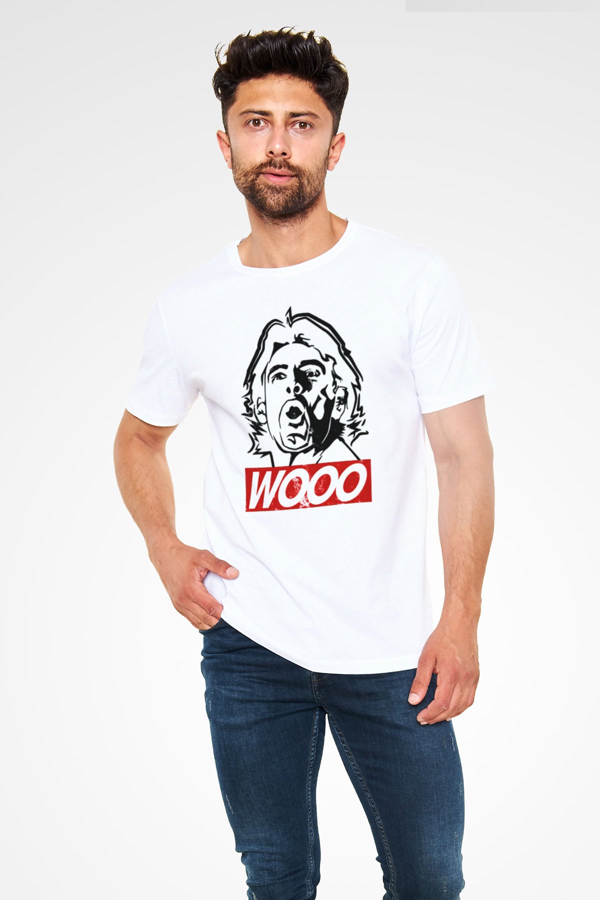 Ric Flair Beyaz Unisex Tişört