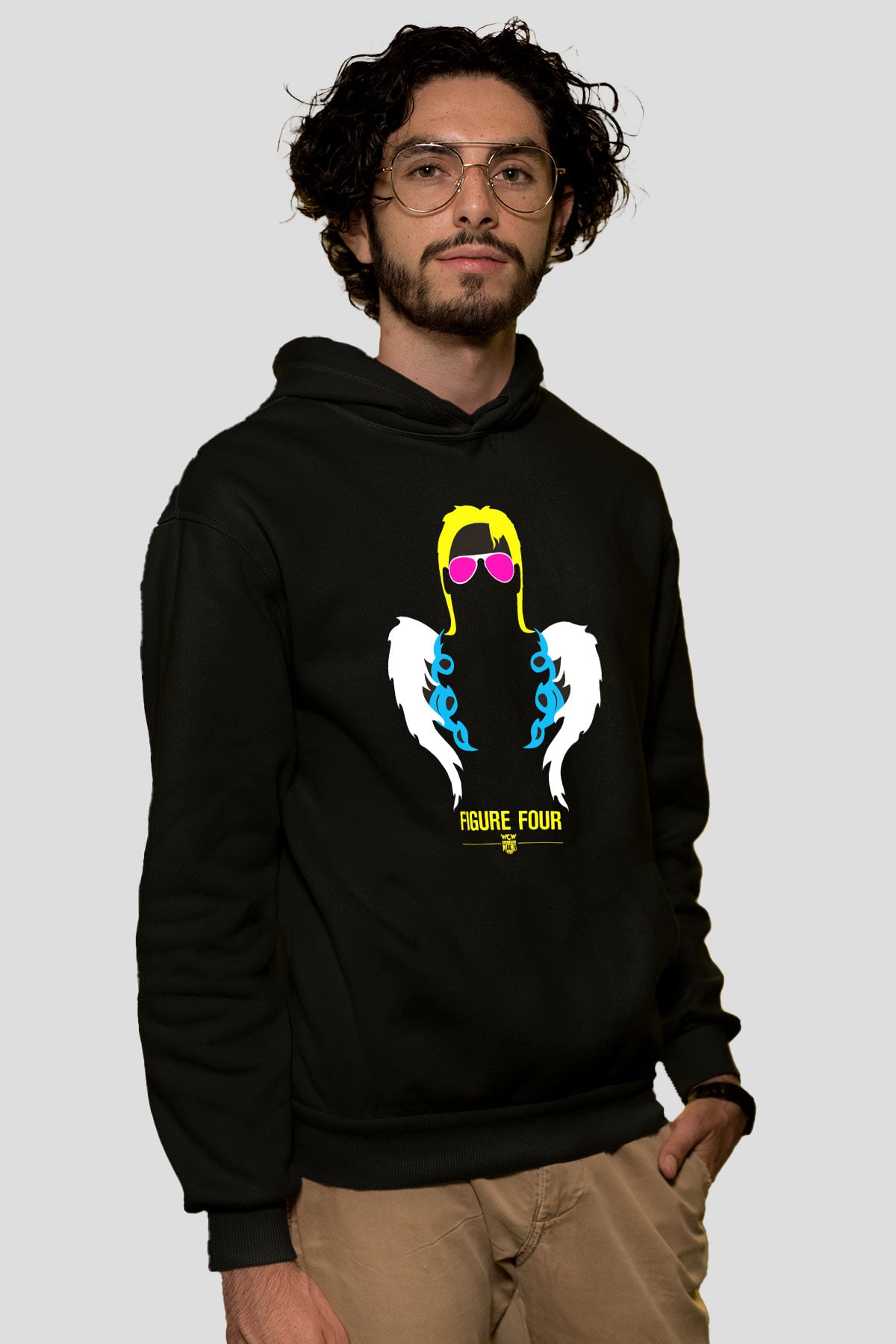 Ric Flair Siyah Unisex Kapüşonlu Sweatshirt