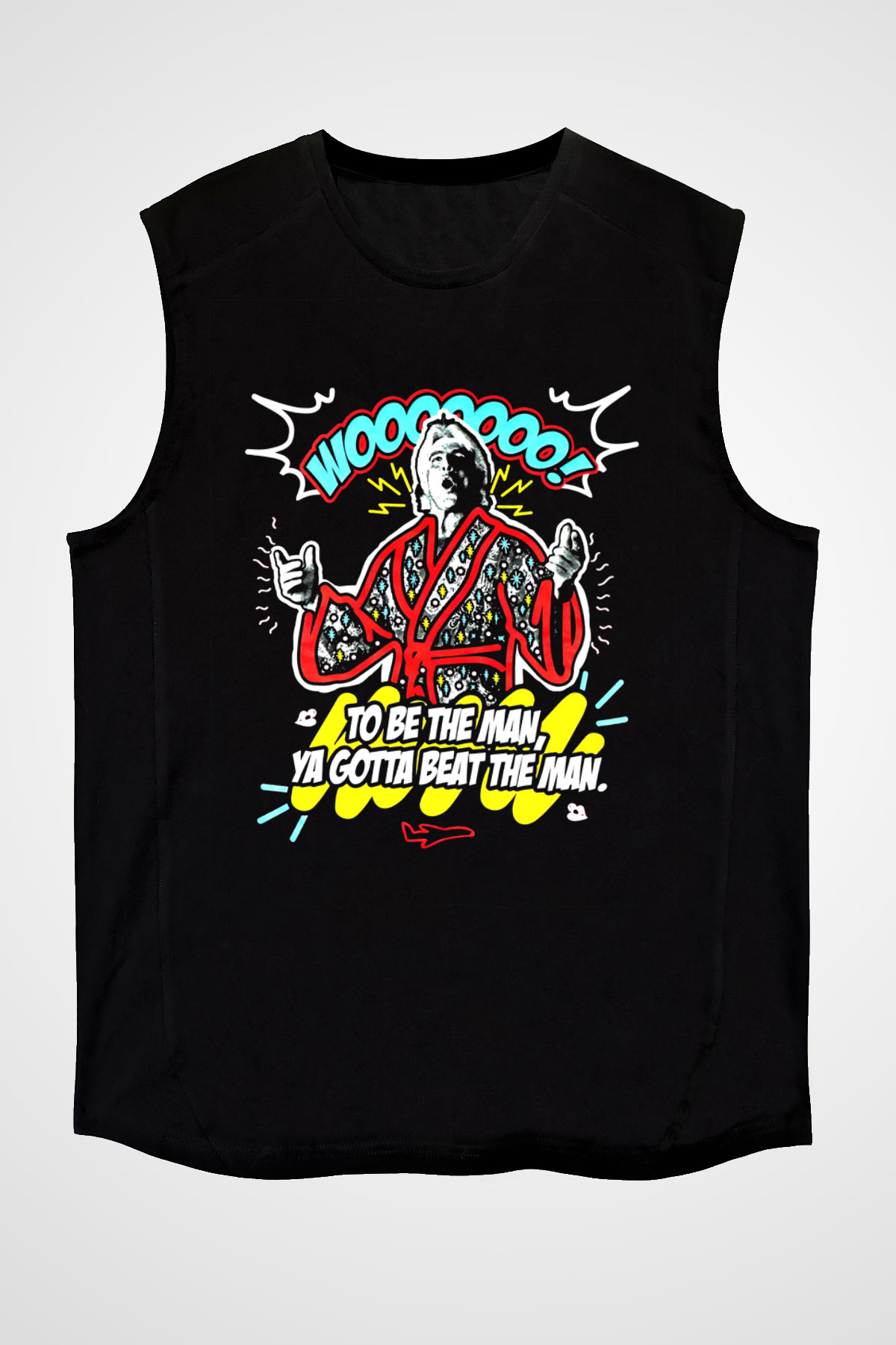 Ric Flair Siyah Unisex Kolsuz Tişört