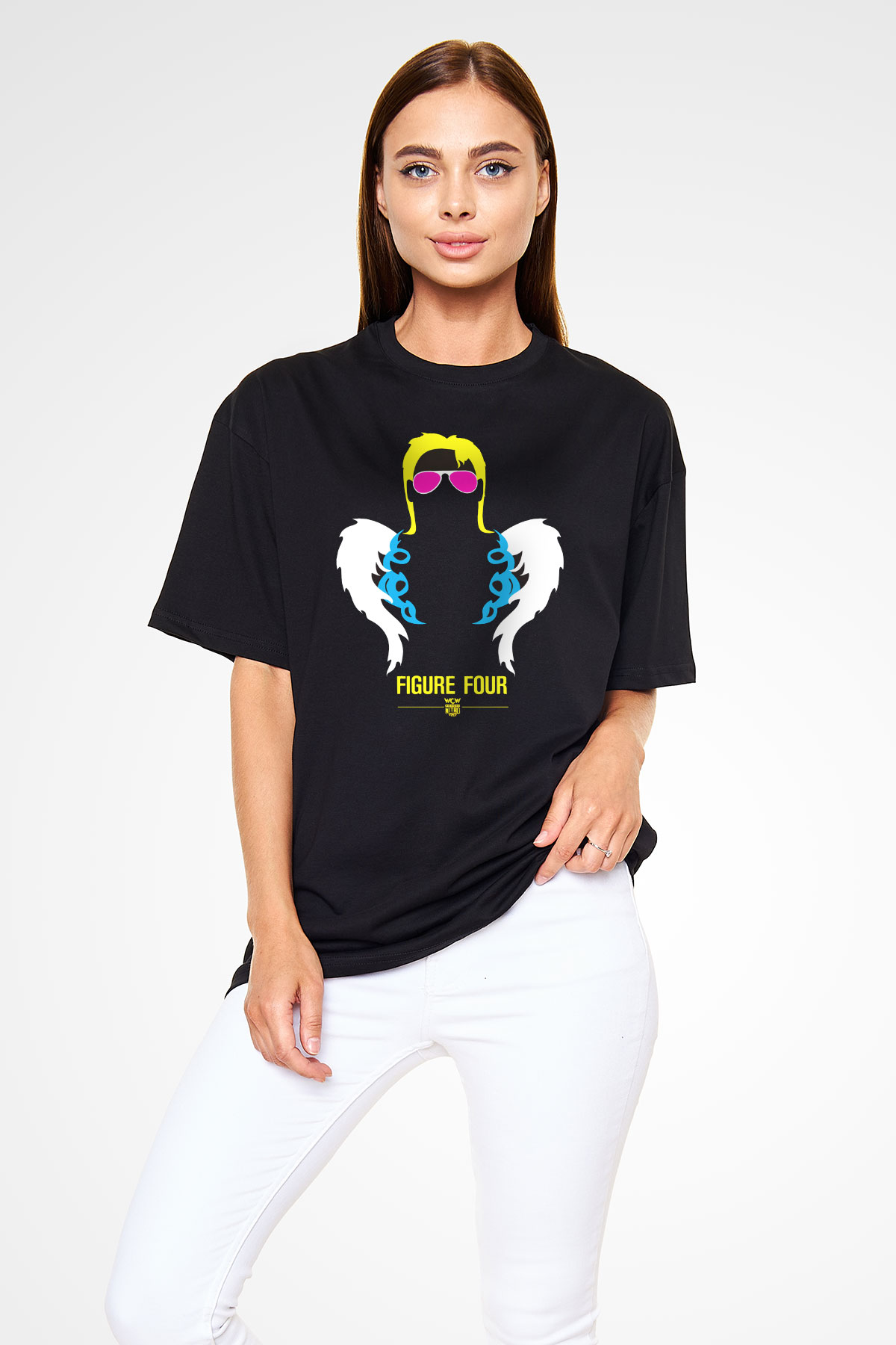 Ric Flair Siyah Unisex Oversize Tişört