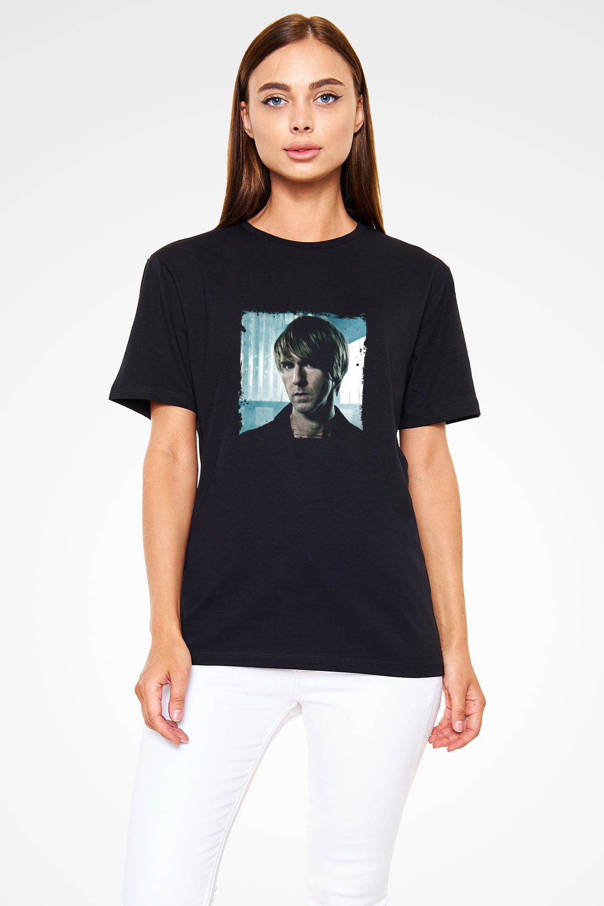 Richie Hawtin Baskılı Unisex Siyah Tişört