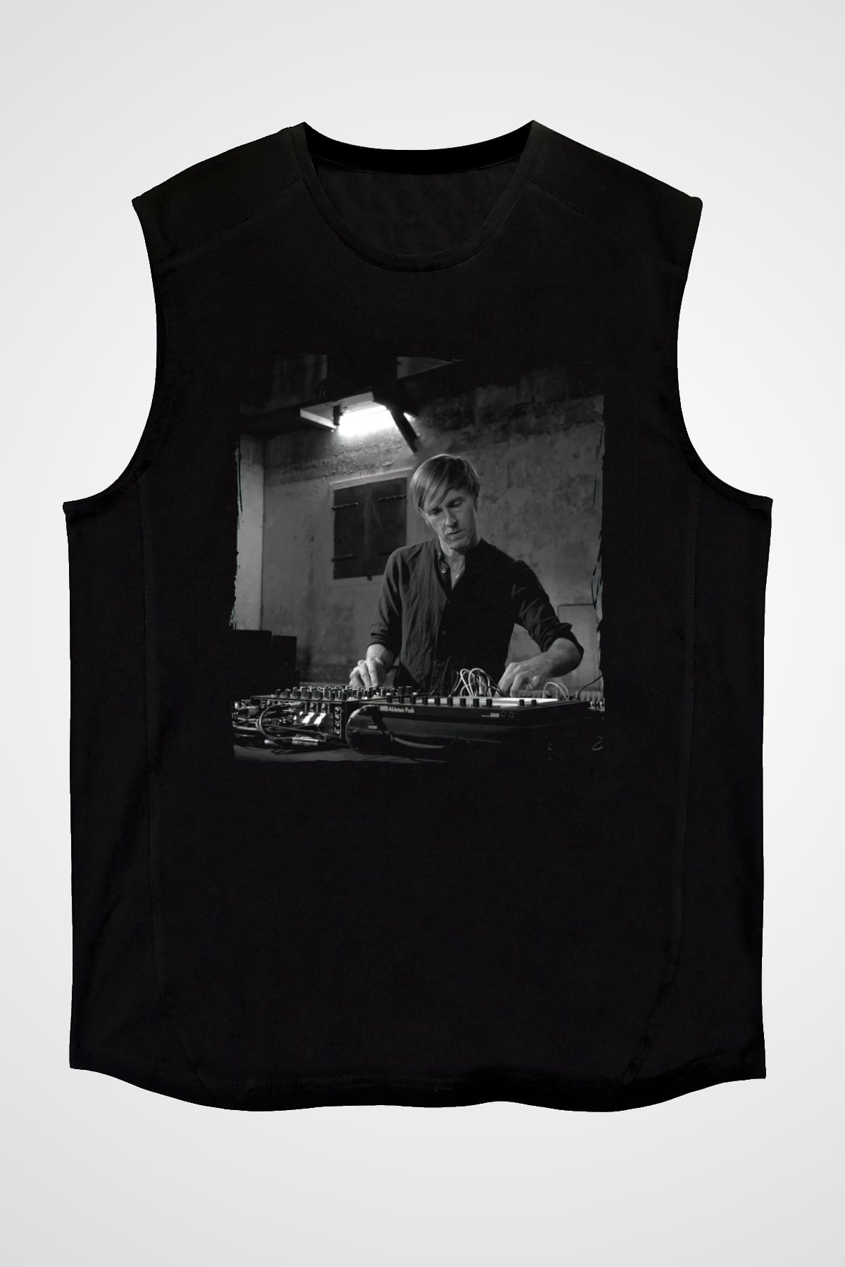 Richie Hawtin Siyah Unisex Kolsuz Tişört