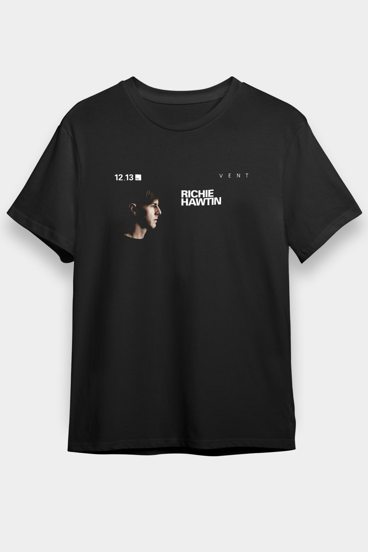 Richie Hawtin Siyah Unisex Tişört T-Shirt - TişörtFabrikası