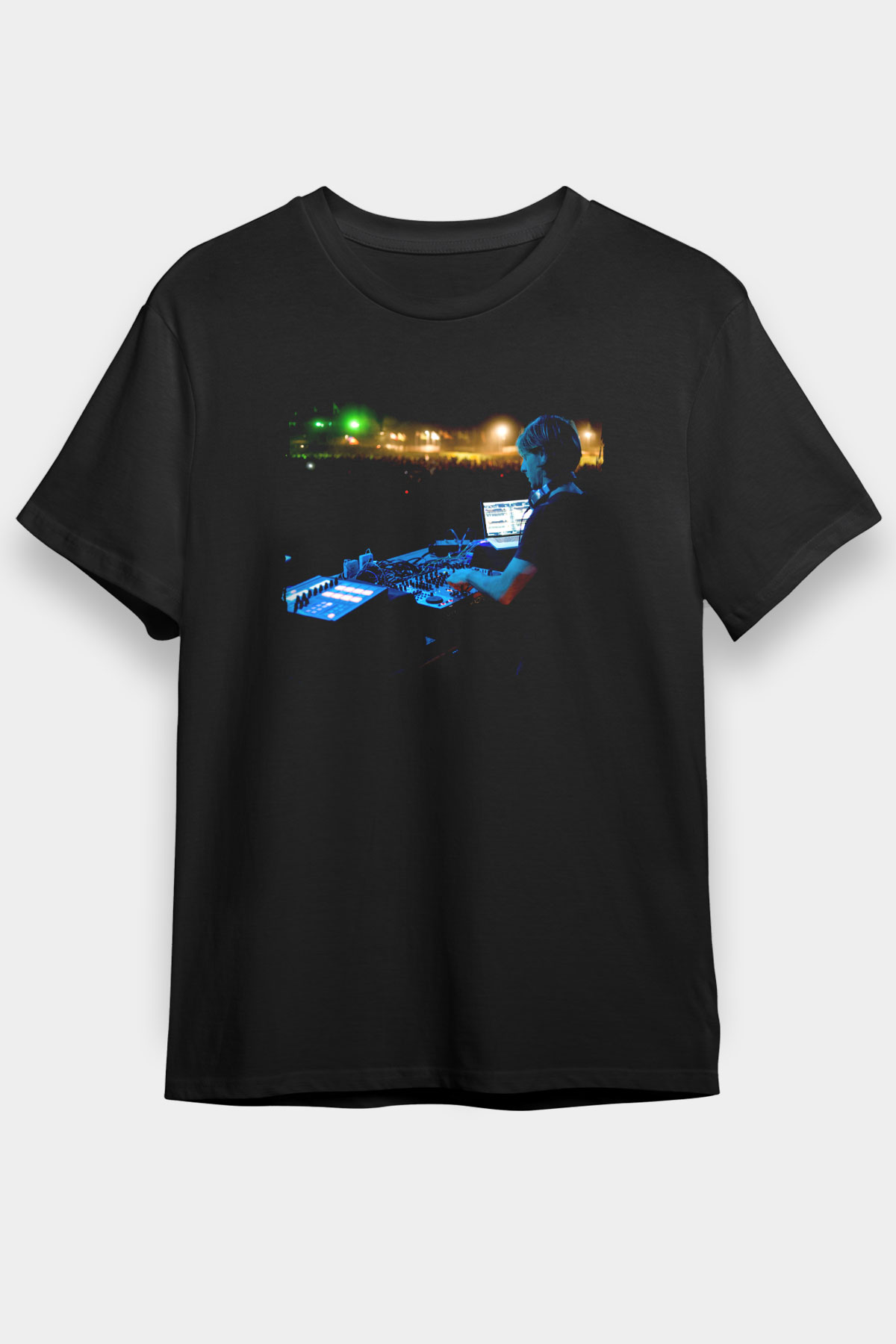 Richie Hawtin Siyah Unisex Tişört T-Shirt - TişörtFabrikası