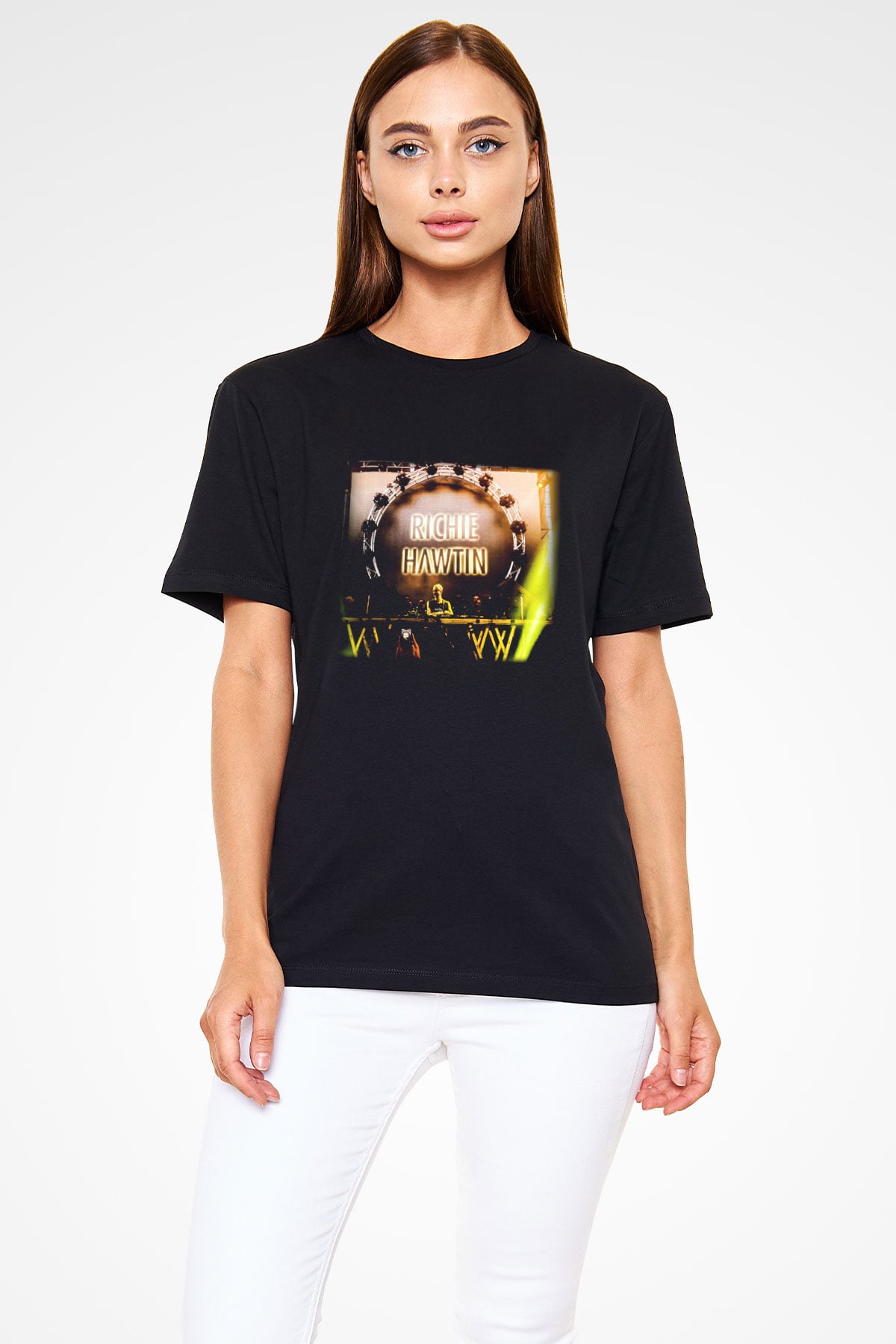 Richie Hawtin Siyah Unisex Tişört T-Shirt - TişörtFabrikası