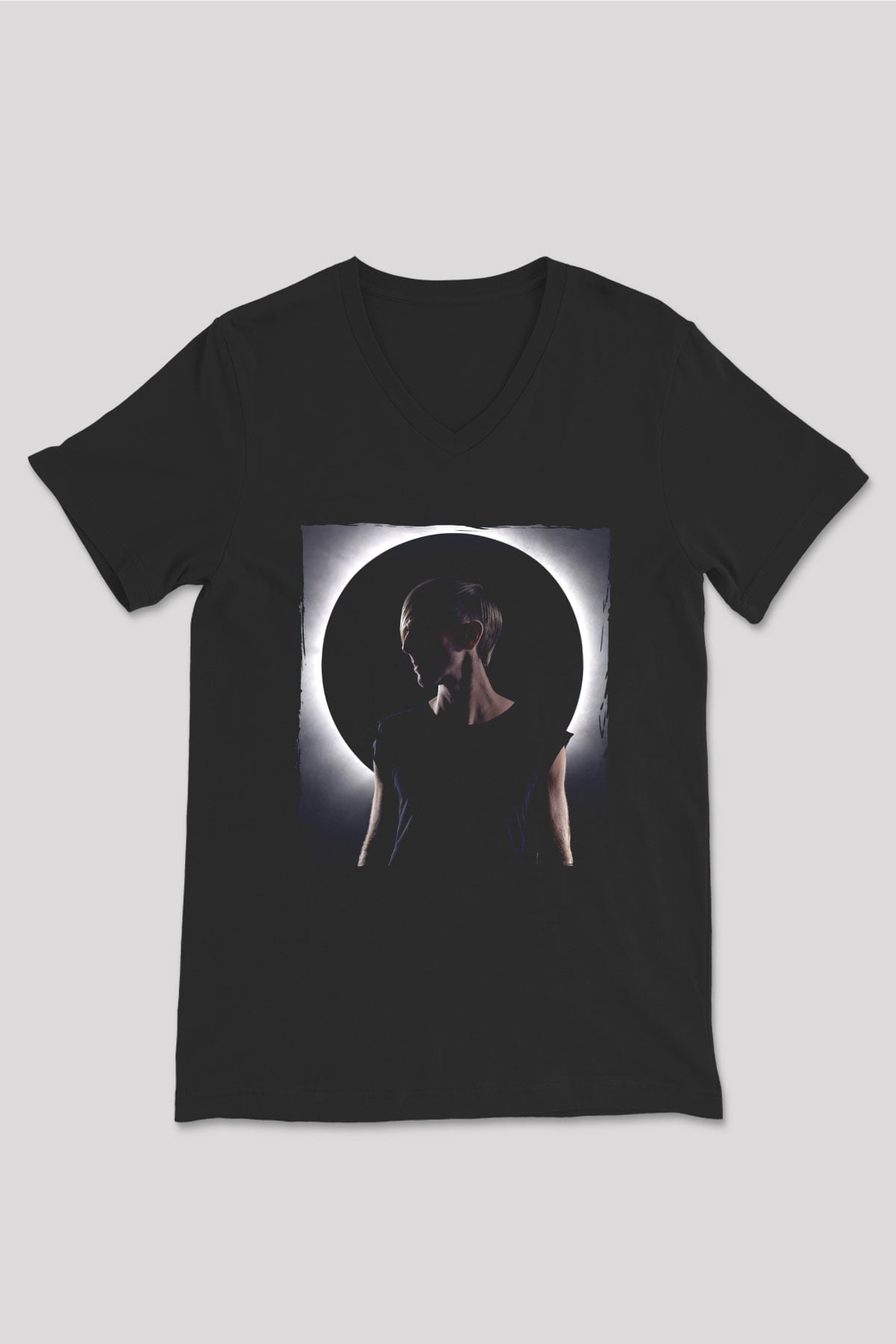 Richie Hawtin Siyah Unisex V Yaka Tişört