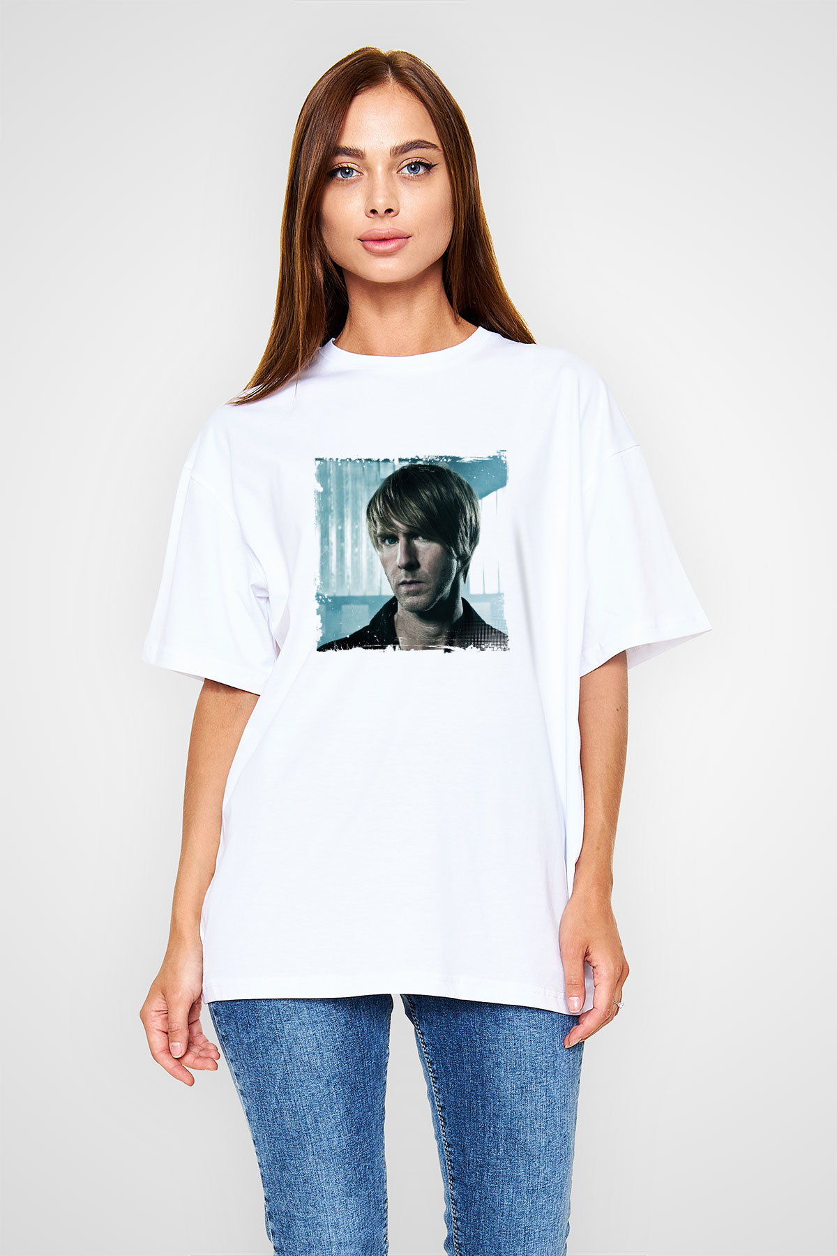 Richie HawtinBaskılı Beyaz Tişört