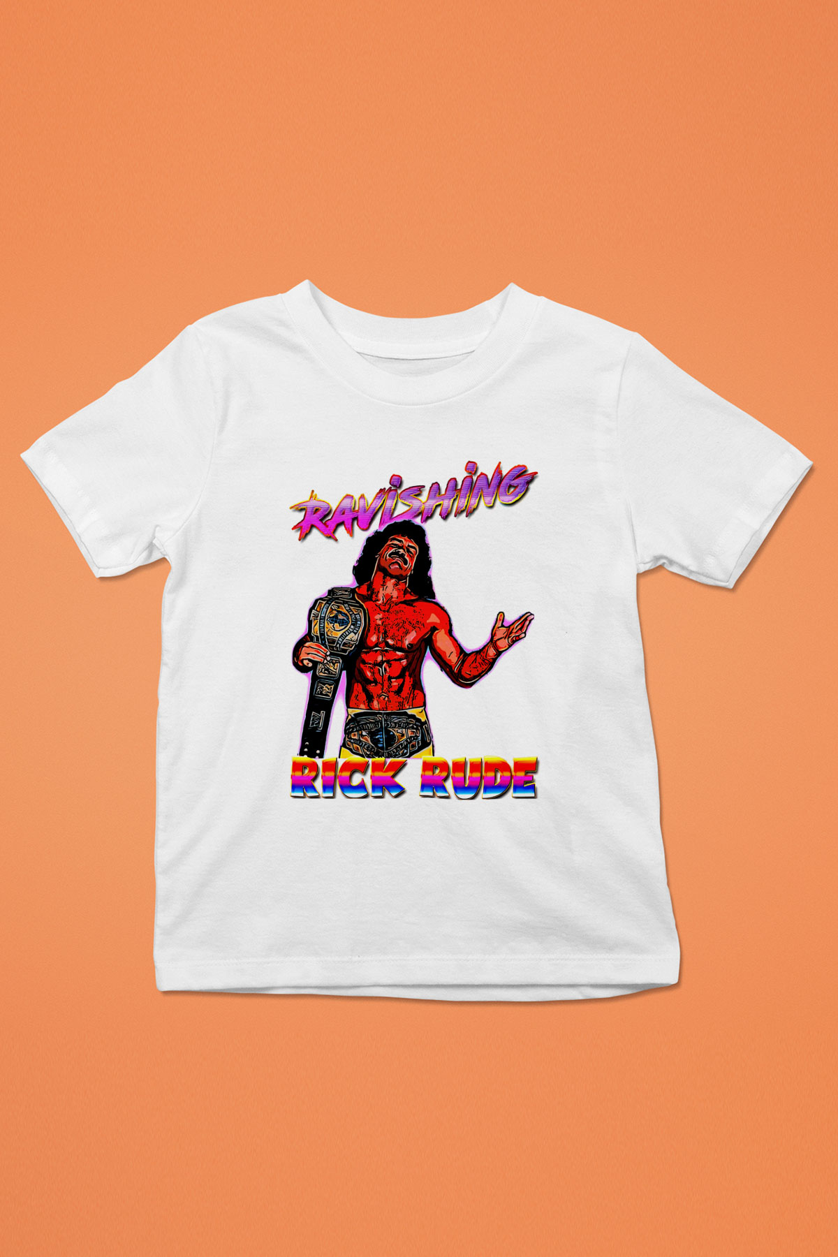 Rick Rude Beyaz Unisex  Çocuk Tişört