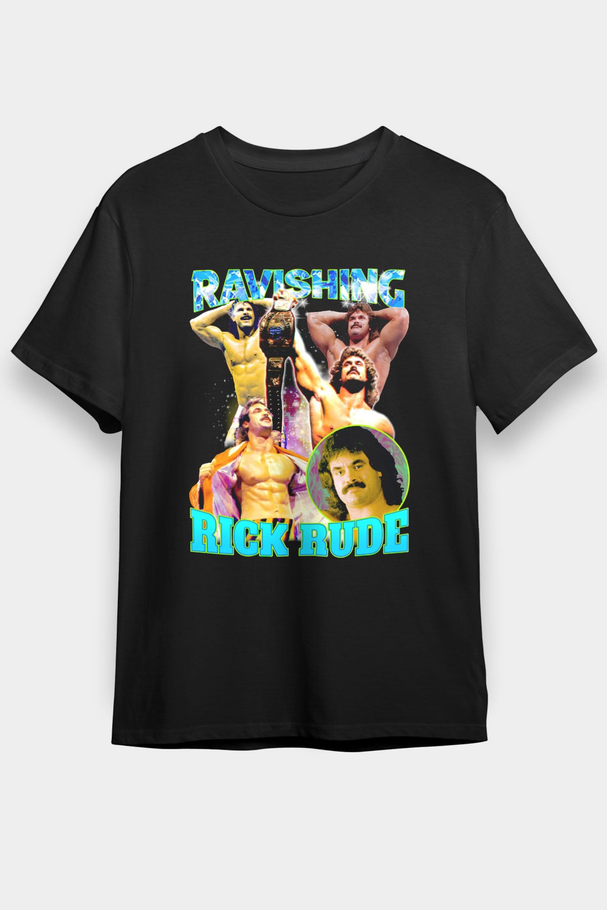 Rick Rude Siyah Unisex Tişört