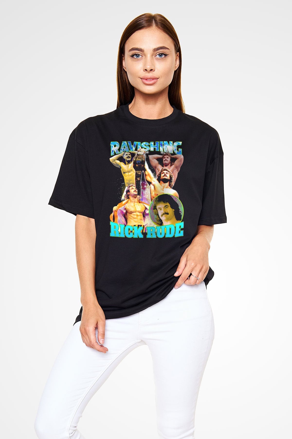 Rick Rude Siyah Unisex Tişört