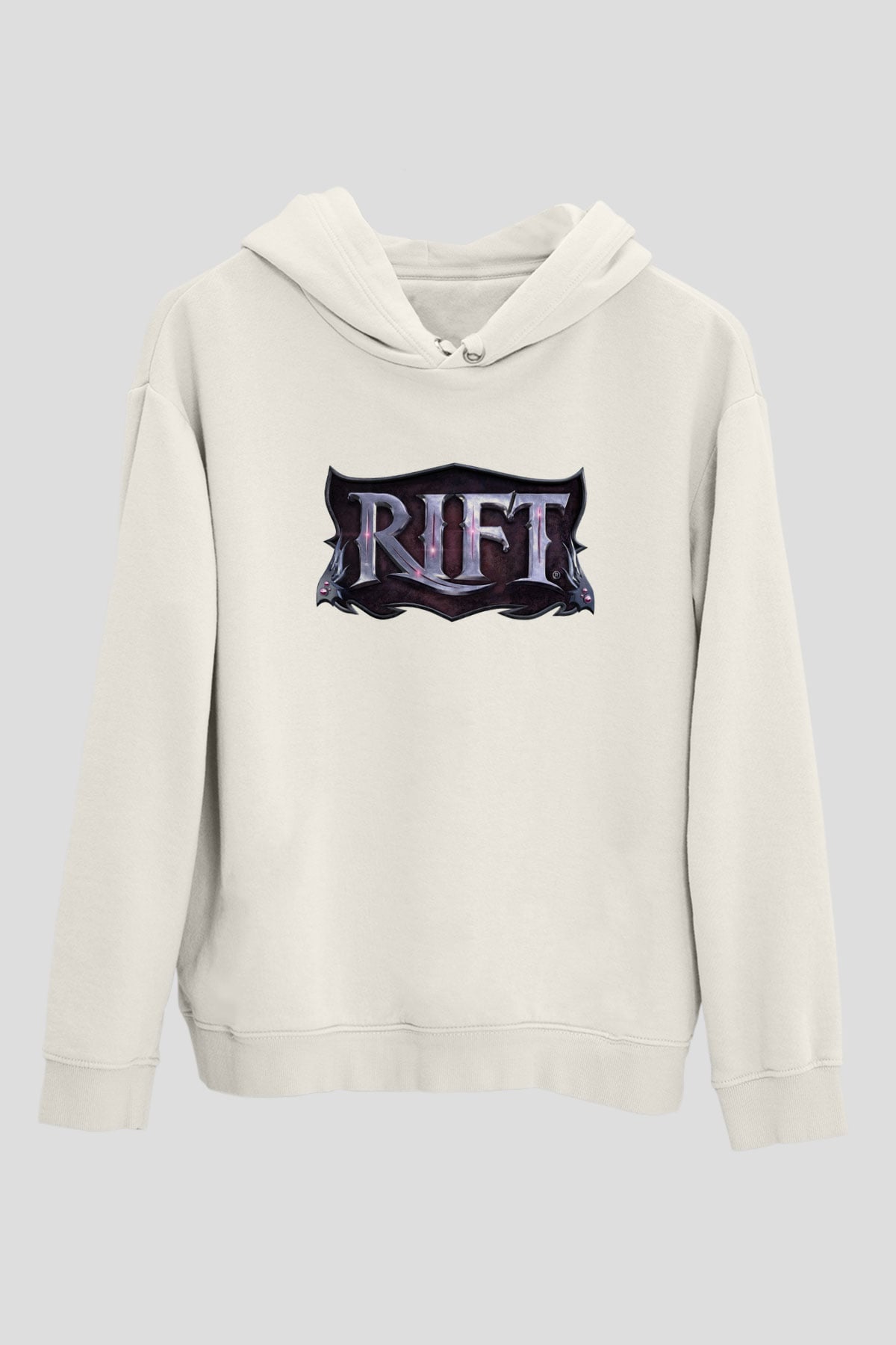 Rift Beyaz Unisex Hoodie