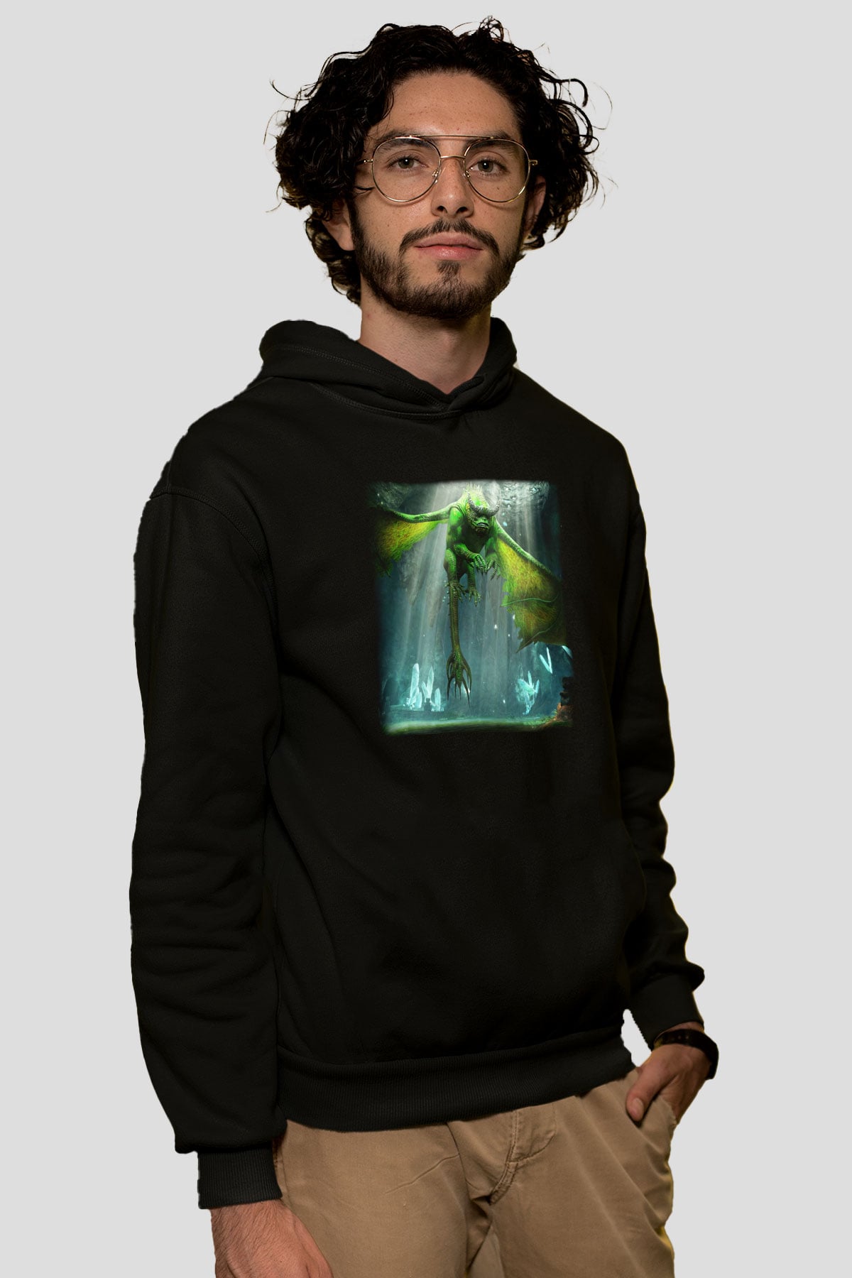 Rift Siyah Unisex Hoodie