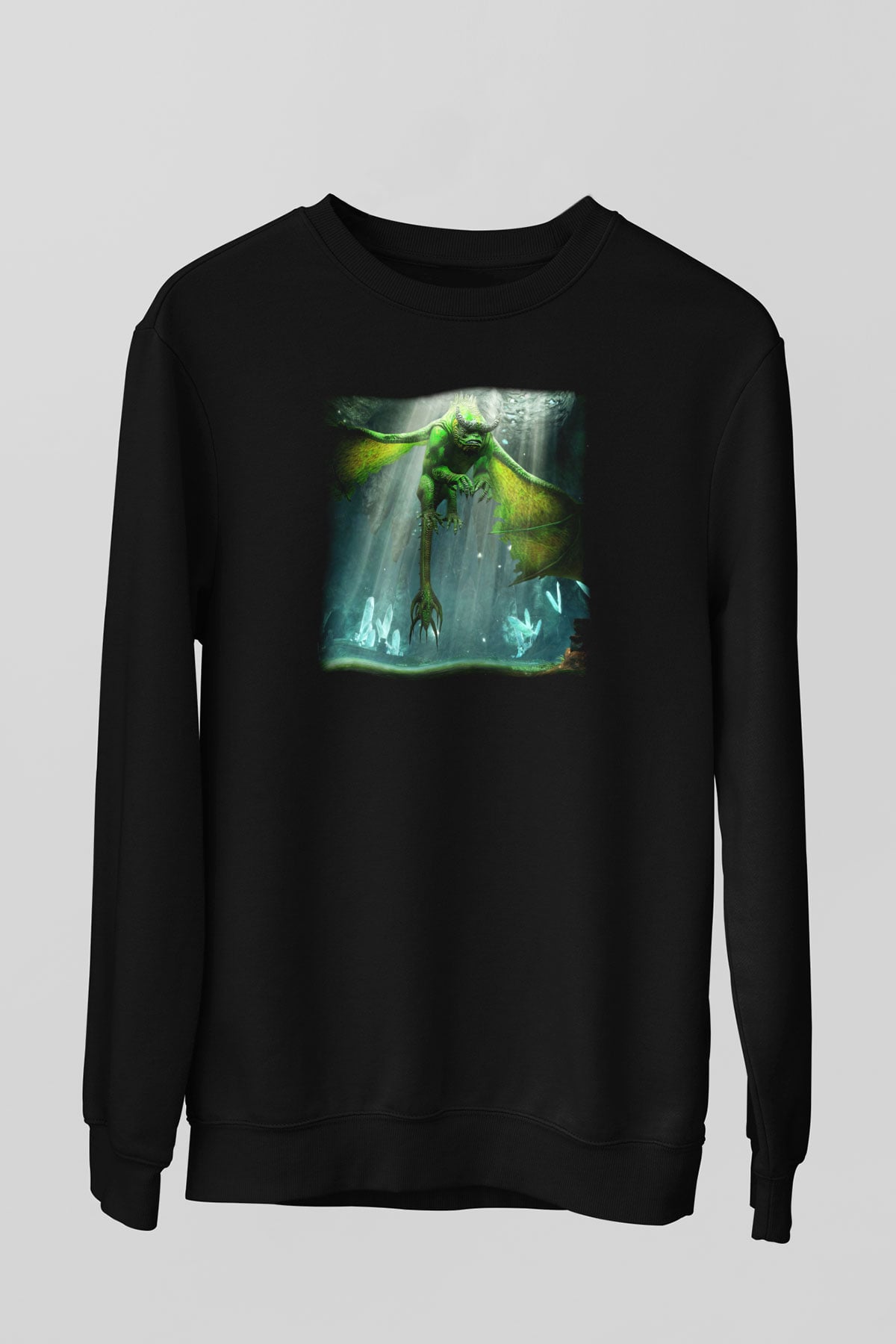 Rift Siyah Unisex Sweatshirt