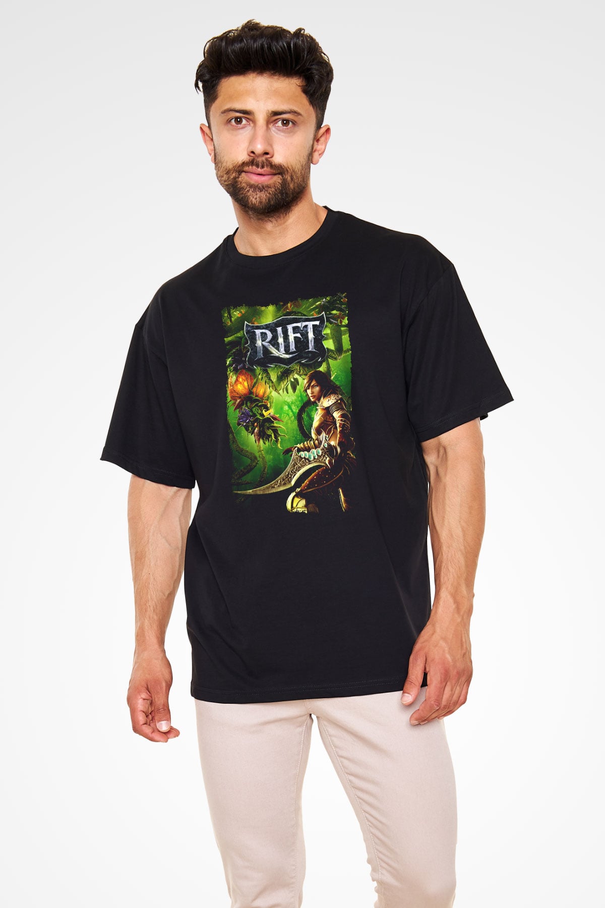 Rift Siyah Unisex Tişört T-Shirt