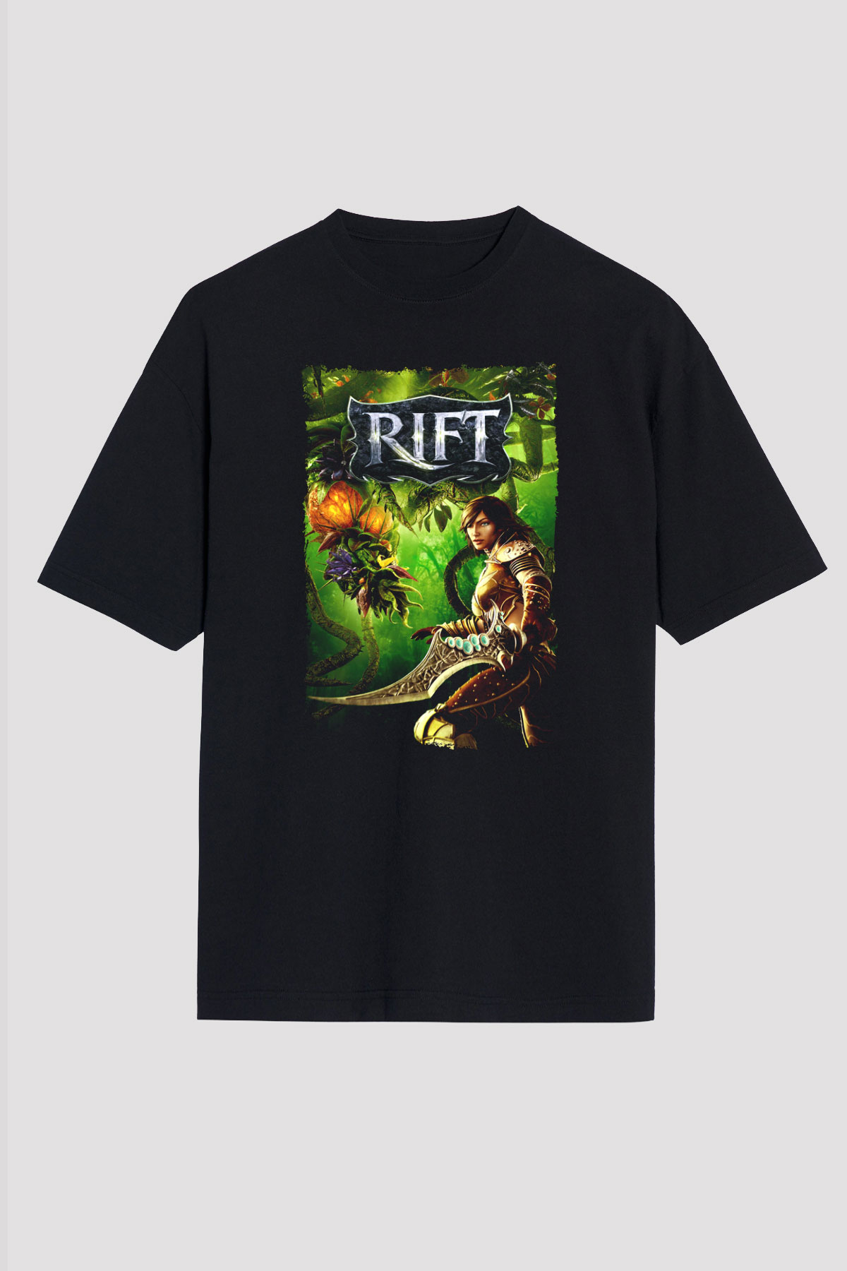 Rift Siyah Unisex Tişört T-Shirt