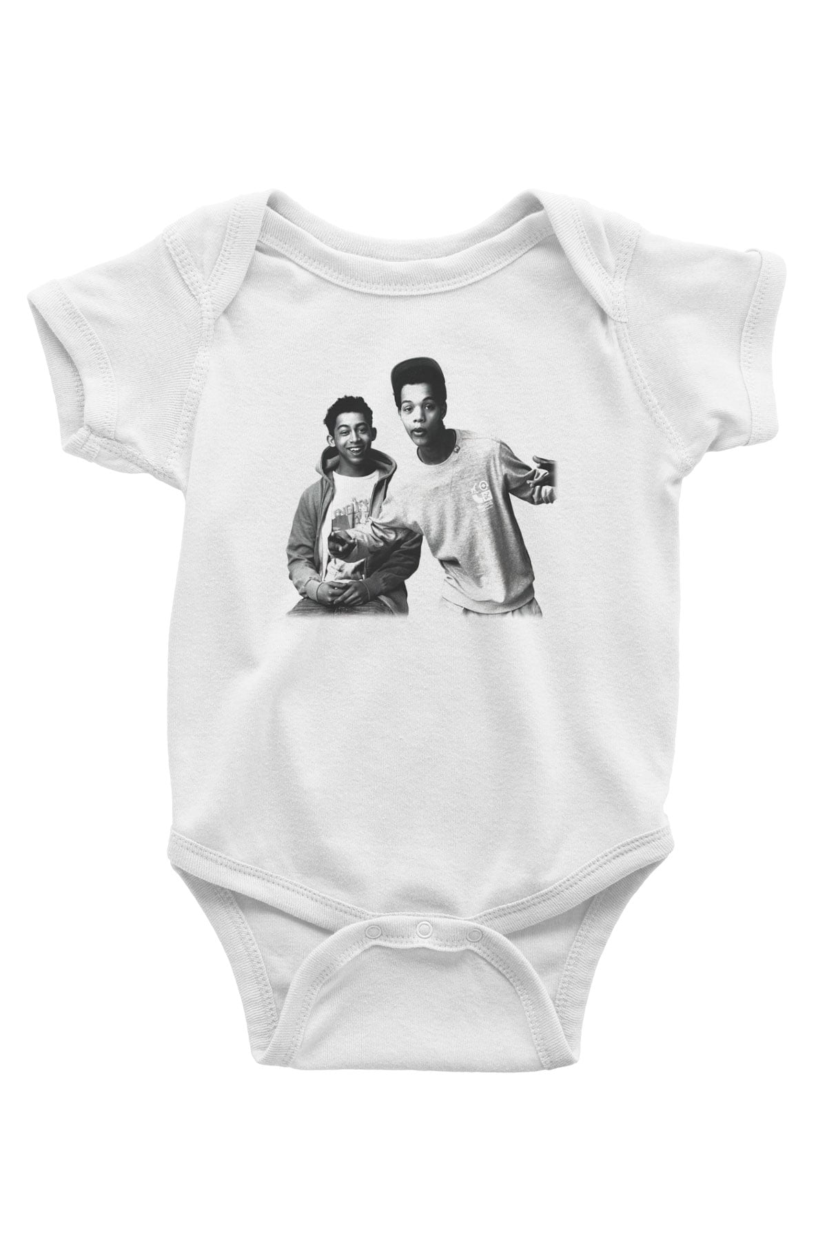 Rizzle Kicks Baskılı Beyaz Unisex Bebek Body - Zıbın
