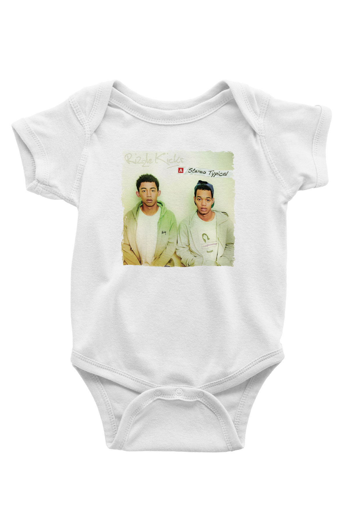 Rizzle Kicks Beyaz Bebek Body - Zıbın