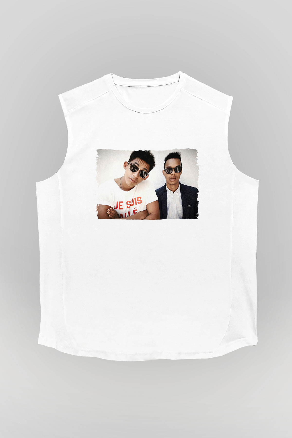 Rizzle Kicks Beyaz Unisex Kolsuz Tişört