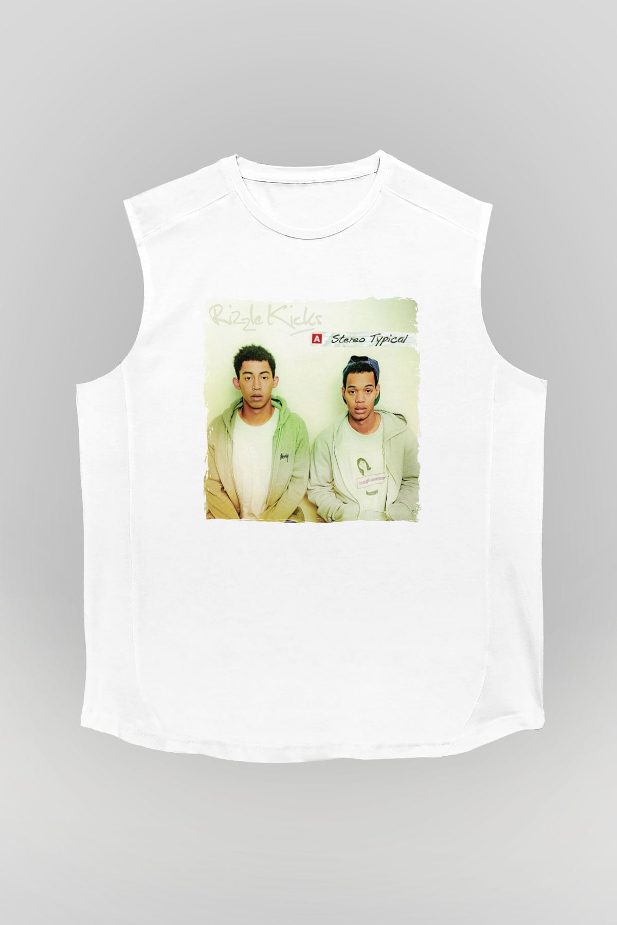 Rizzle Kicks Beyaz Unisex Kolsuz Tişört