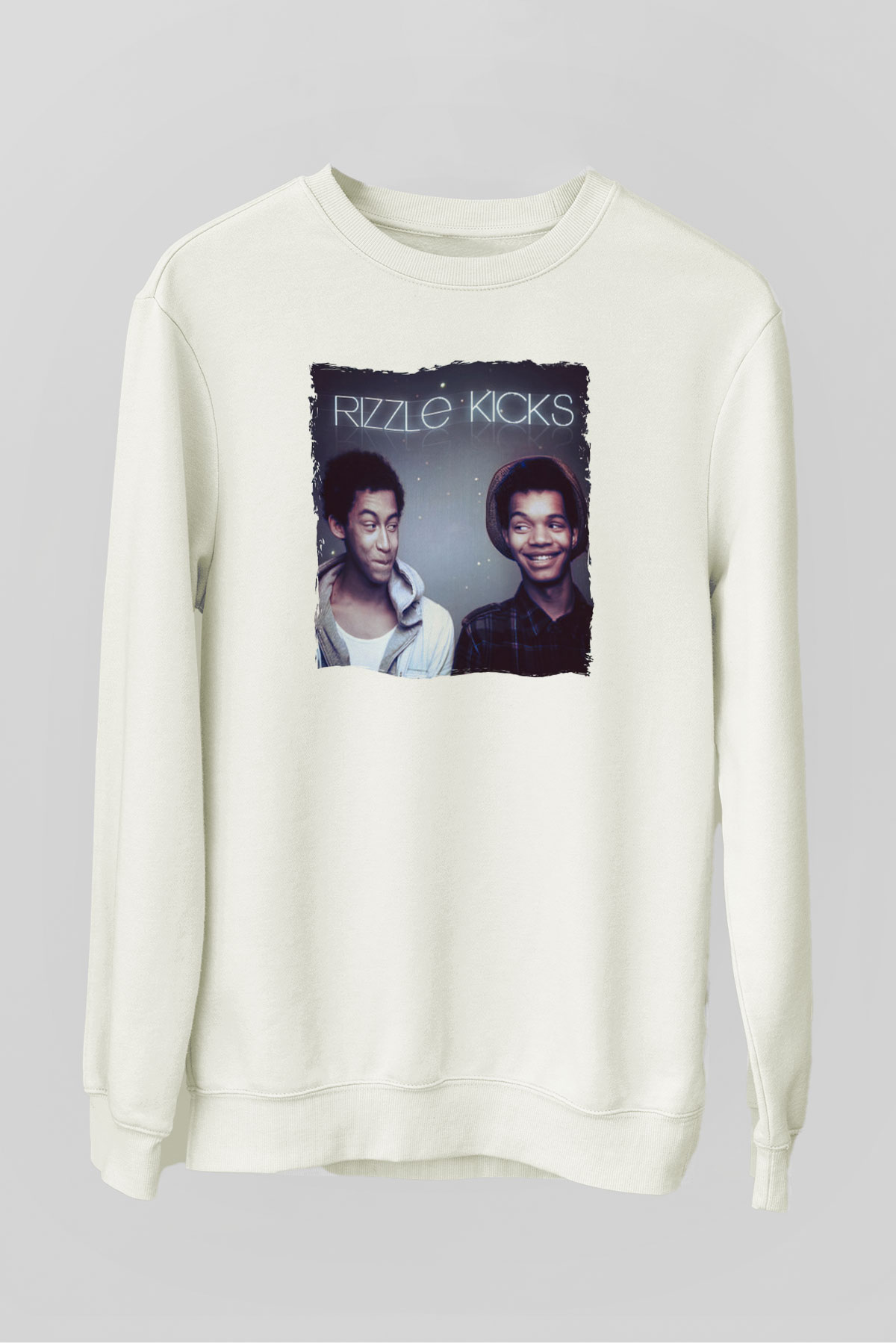 Rizzle Kicks Beyaz Unisex Sweatshirt