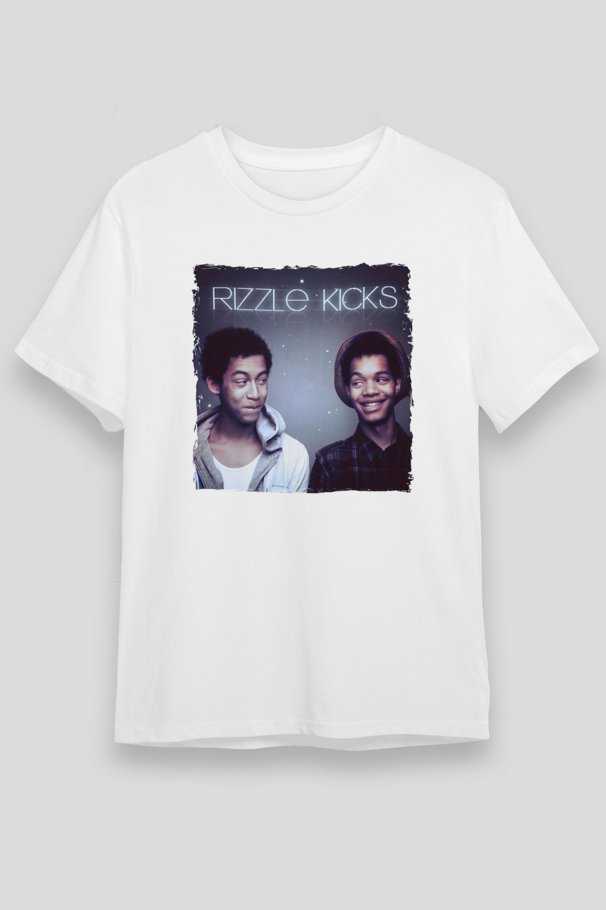 Rizzle Kicks Beyaz Unisex Tişört T-Shirt - TişörtFabrikası