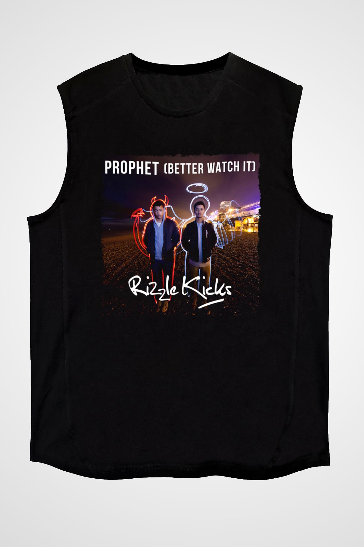 Rizzle Kicks Siyah Unisex Kolsuz Tişört