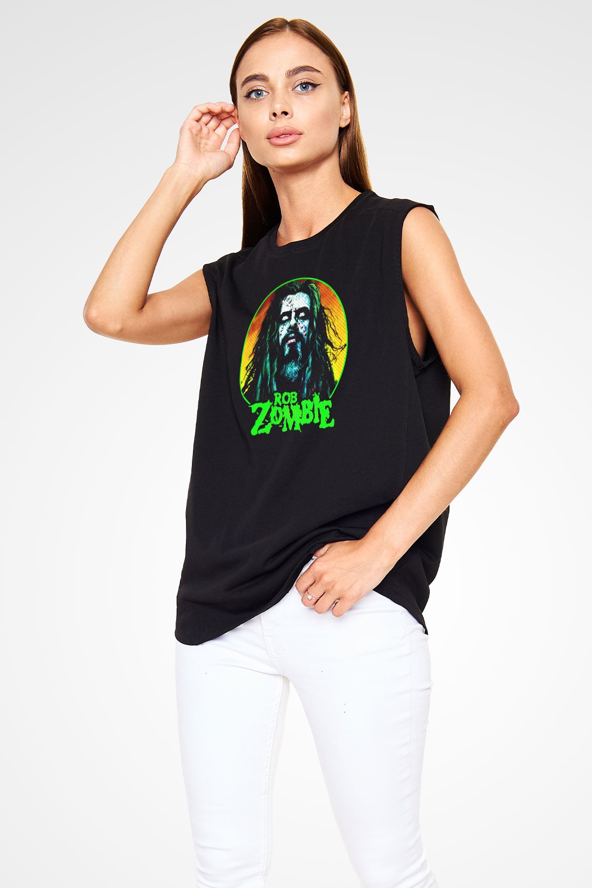 Rob Zombie Siyah Unisex Kolsuz Tişört