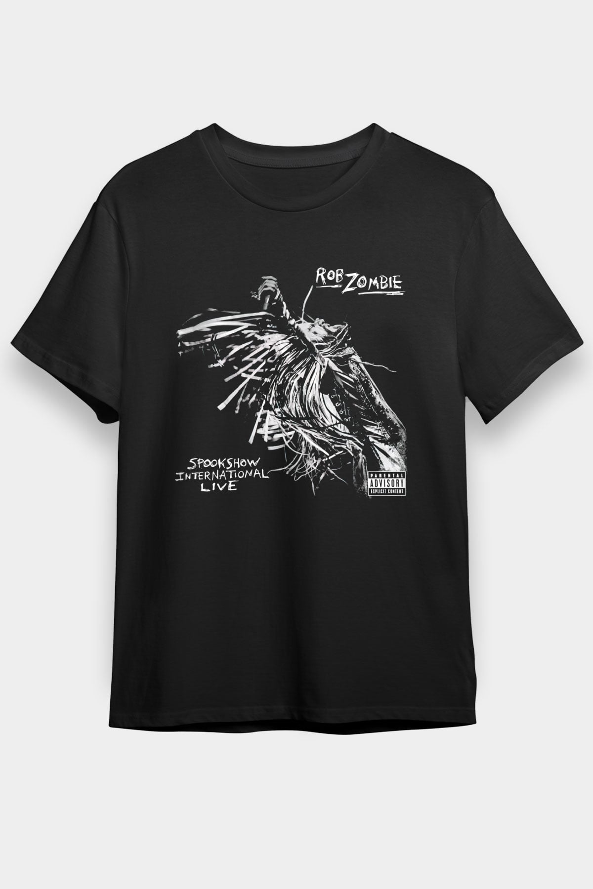 Rob Zombie Siyah Unisex Tişört T-Shirt - TişörtFabrikası