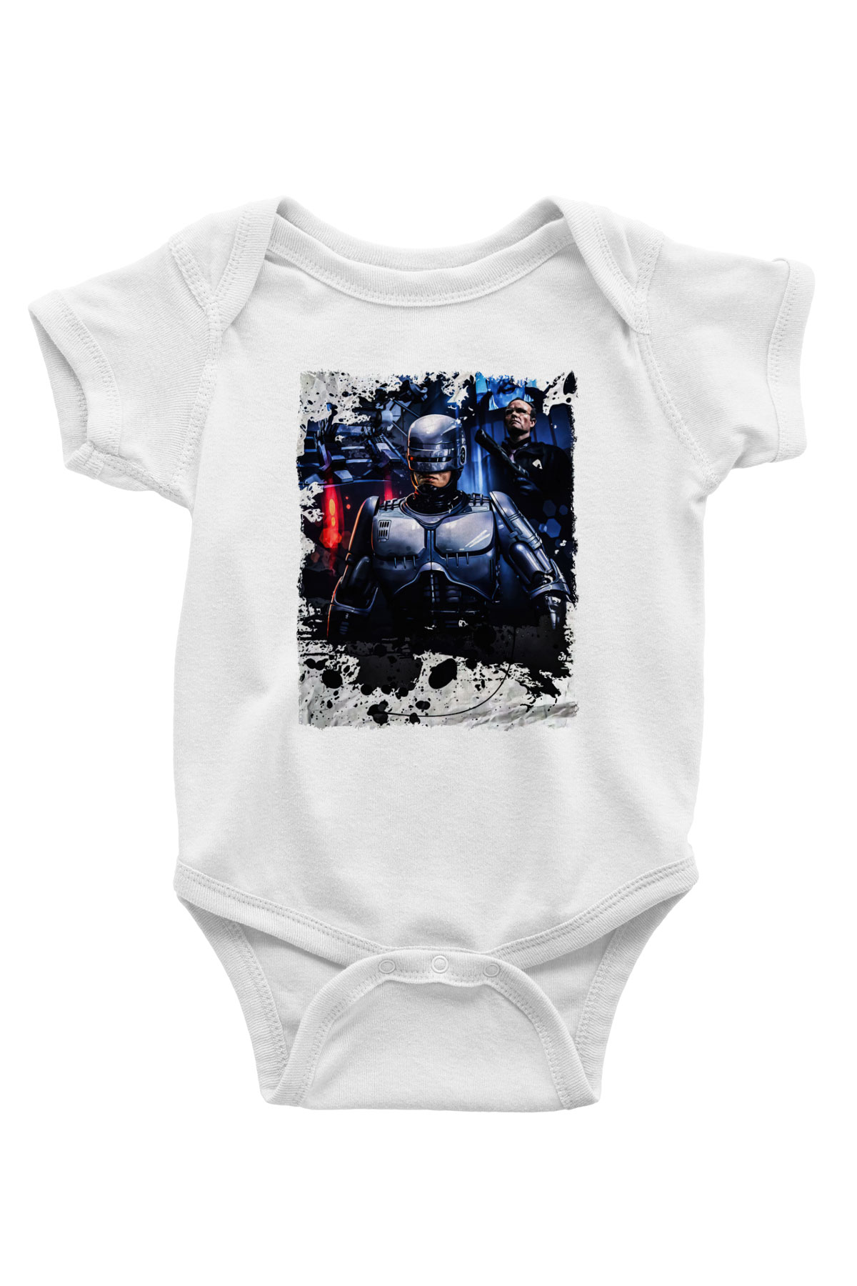 RoboCop Beyaz Bebek Body - Zıbın
