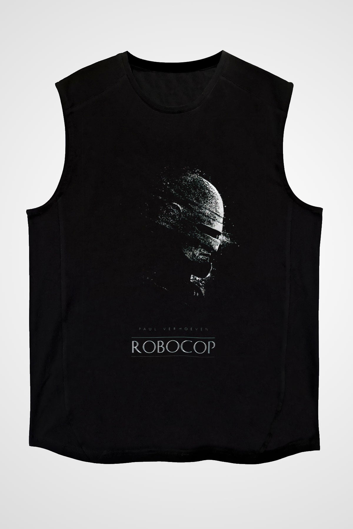 RoboCop Siyah Unisex Kolsuz Tişört