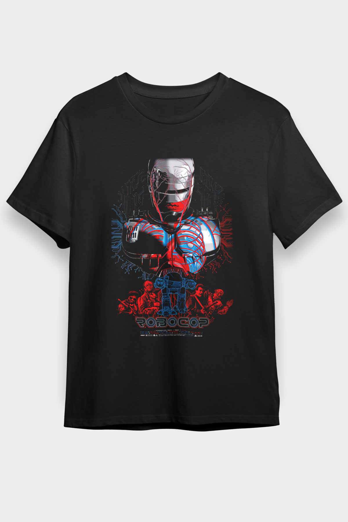 RoboCop Siyah Unisex Tişört T-Shirt