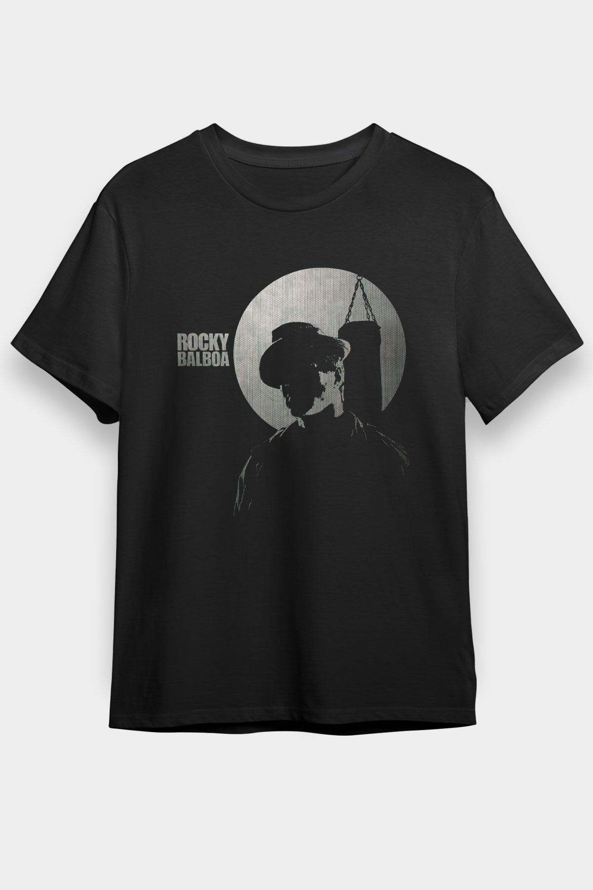 Rocky Siyah Unisex Tişört T-Shirt
