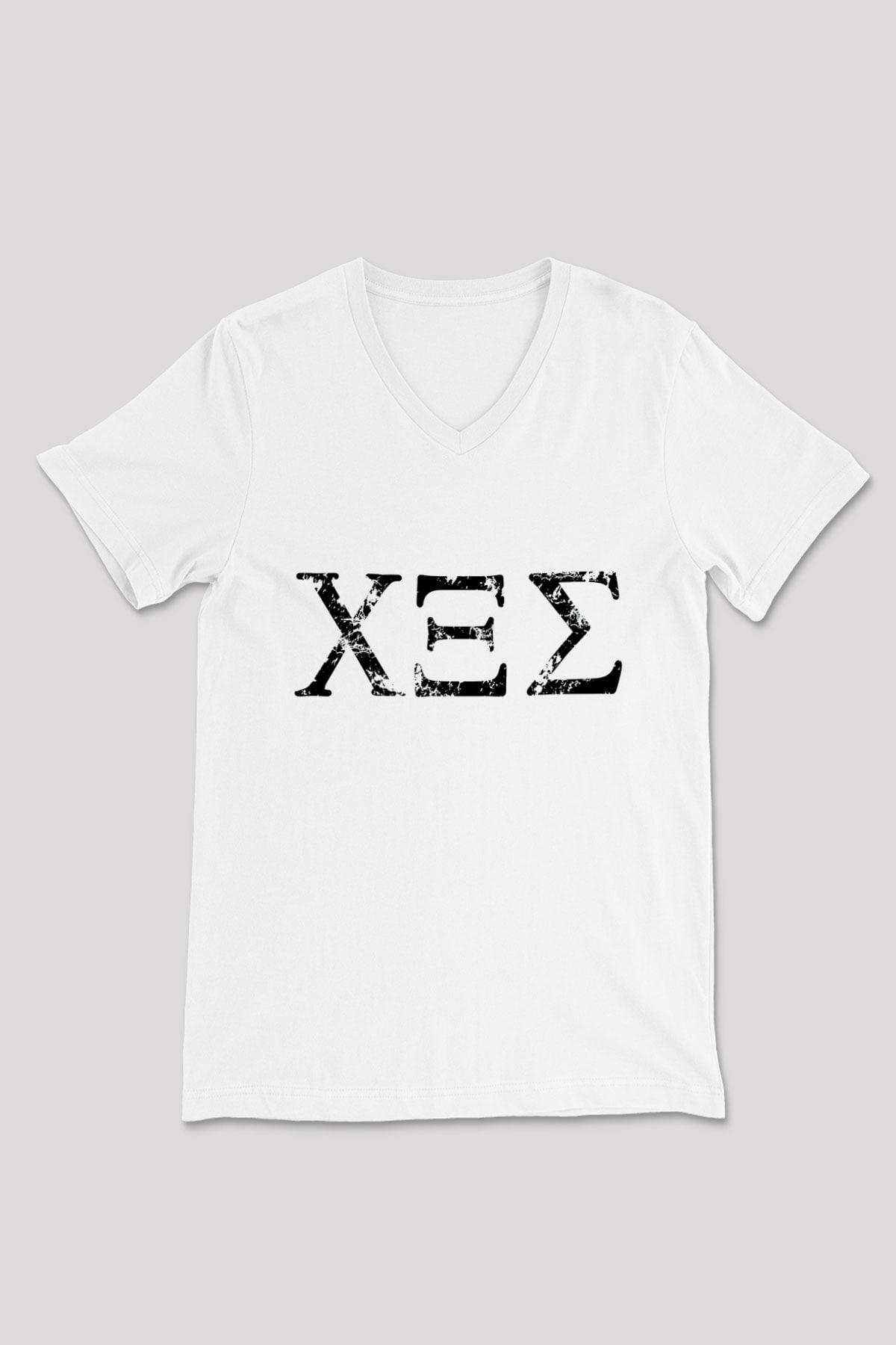 Rotting Christ Beyaz Unisex V Yaka Tişört T-Shirt