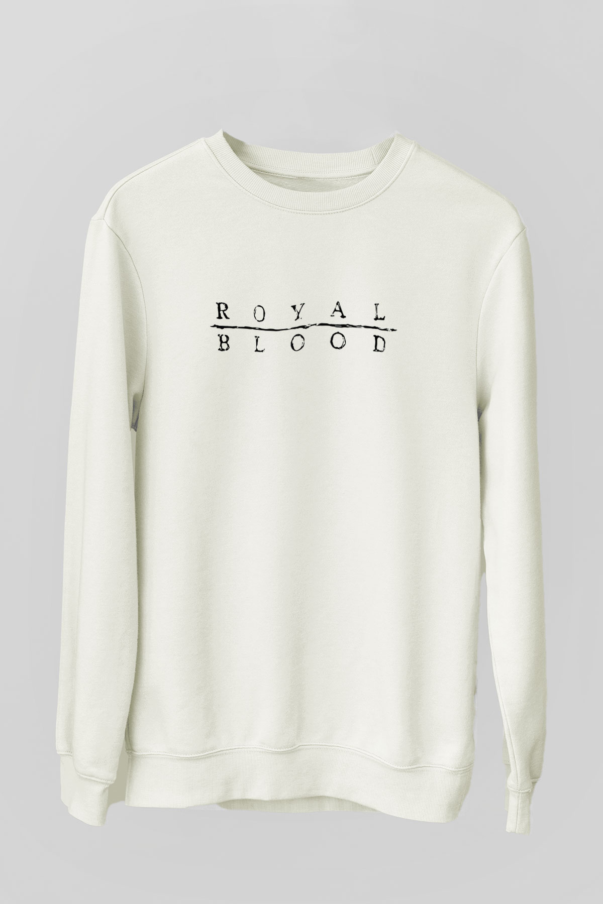 Royal Blood Beyaz Unisex Sweatshirt