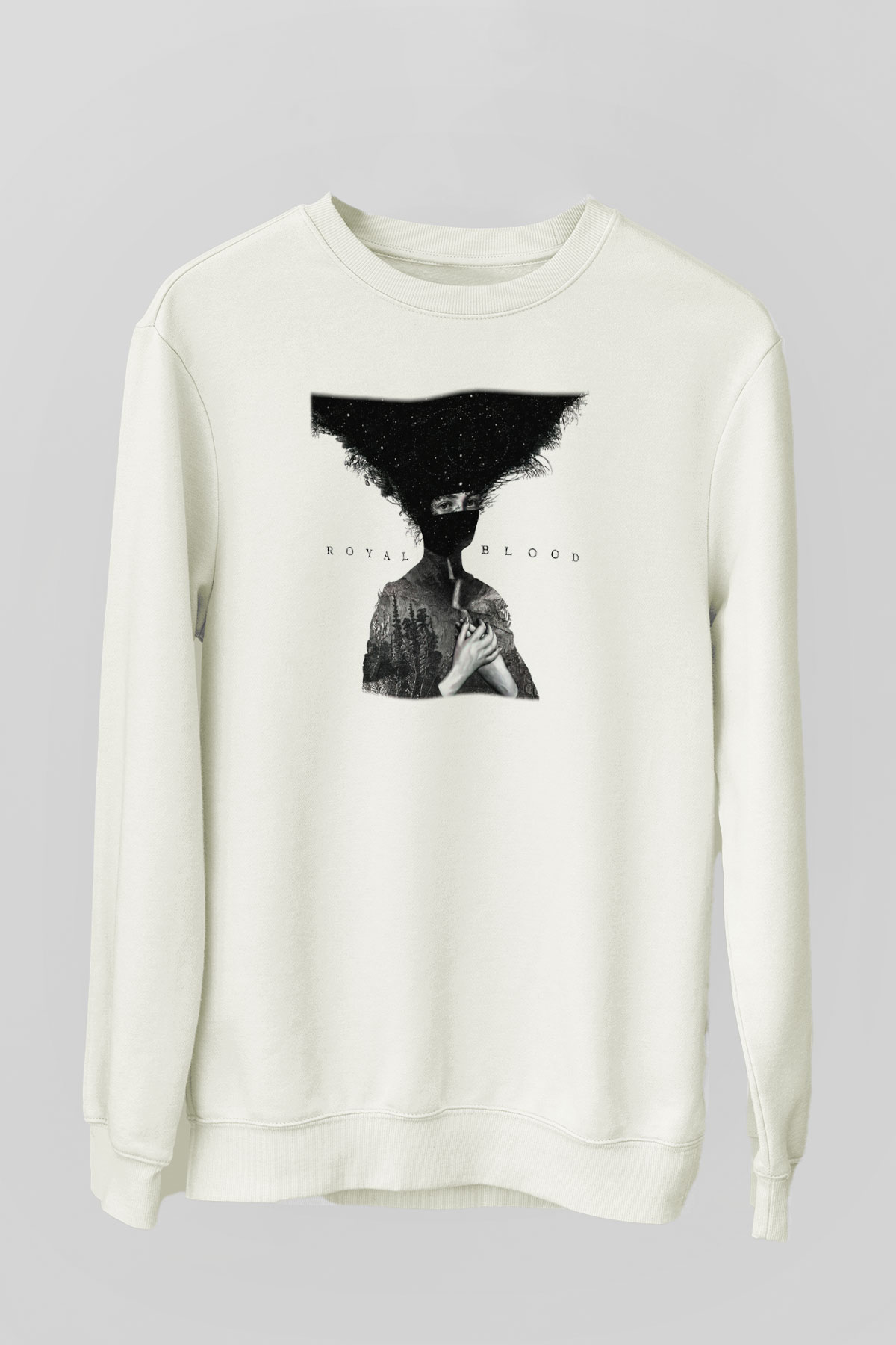 Royal Blood Beyaz Unisex Sweatshirt