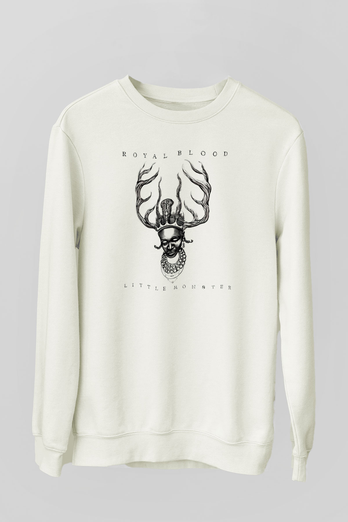 Royal Blood Beyaz Unisex Sweatshirt