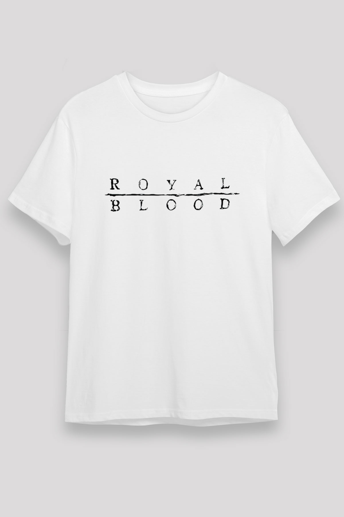 Royal Blood Beyaz Unisex Tişört T-Shirt - TişörtFabrikası