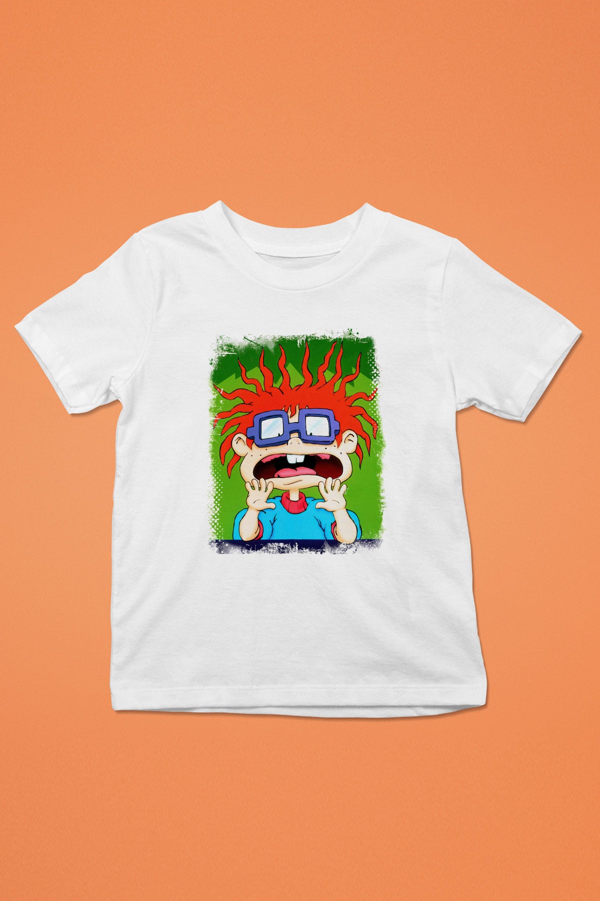 Rugrats Baskılı Beyaz Unisex Çocuk Tişört