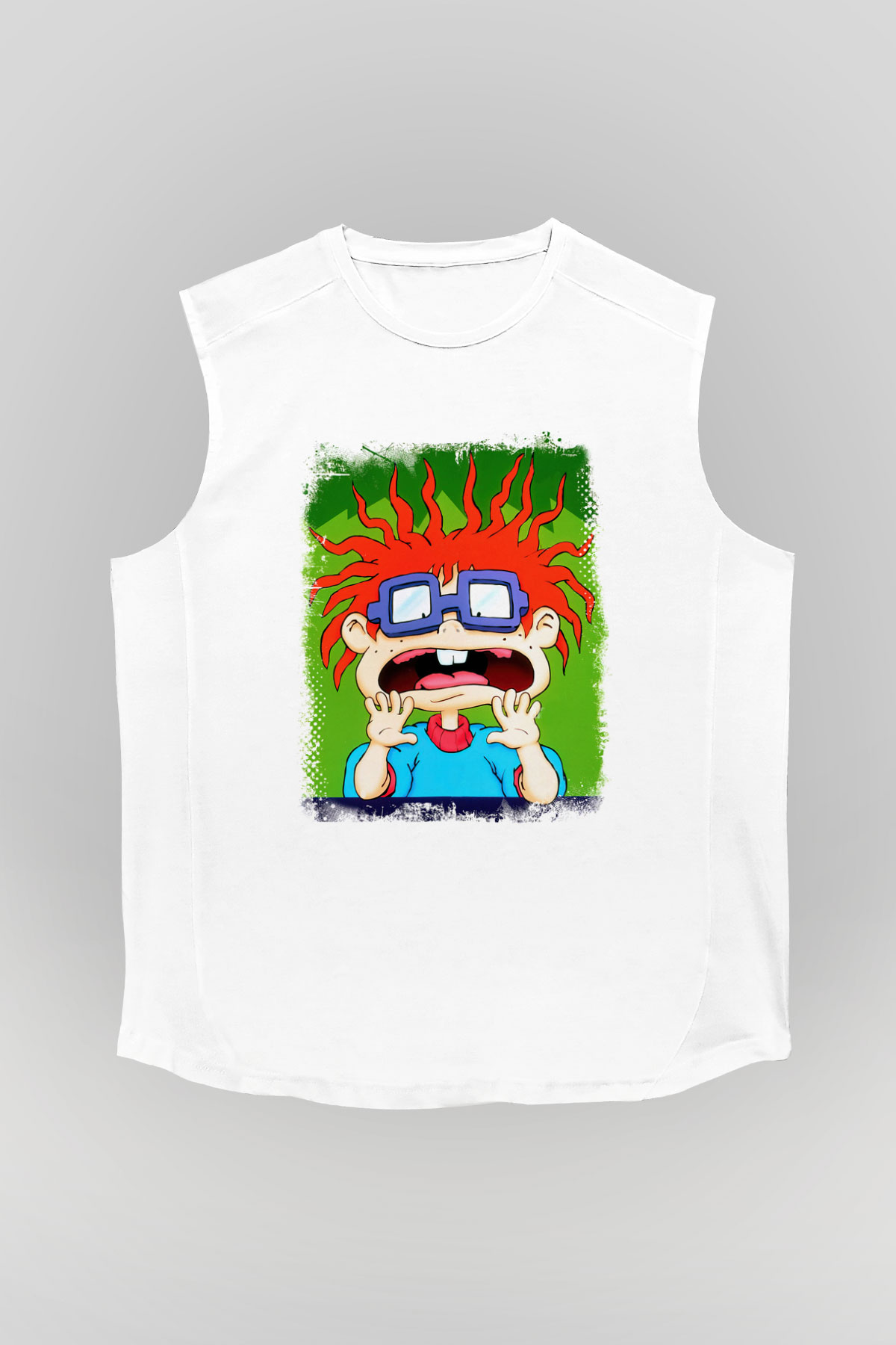 Rugrats Beyaz Unisex Kolsuz Tişört