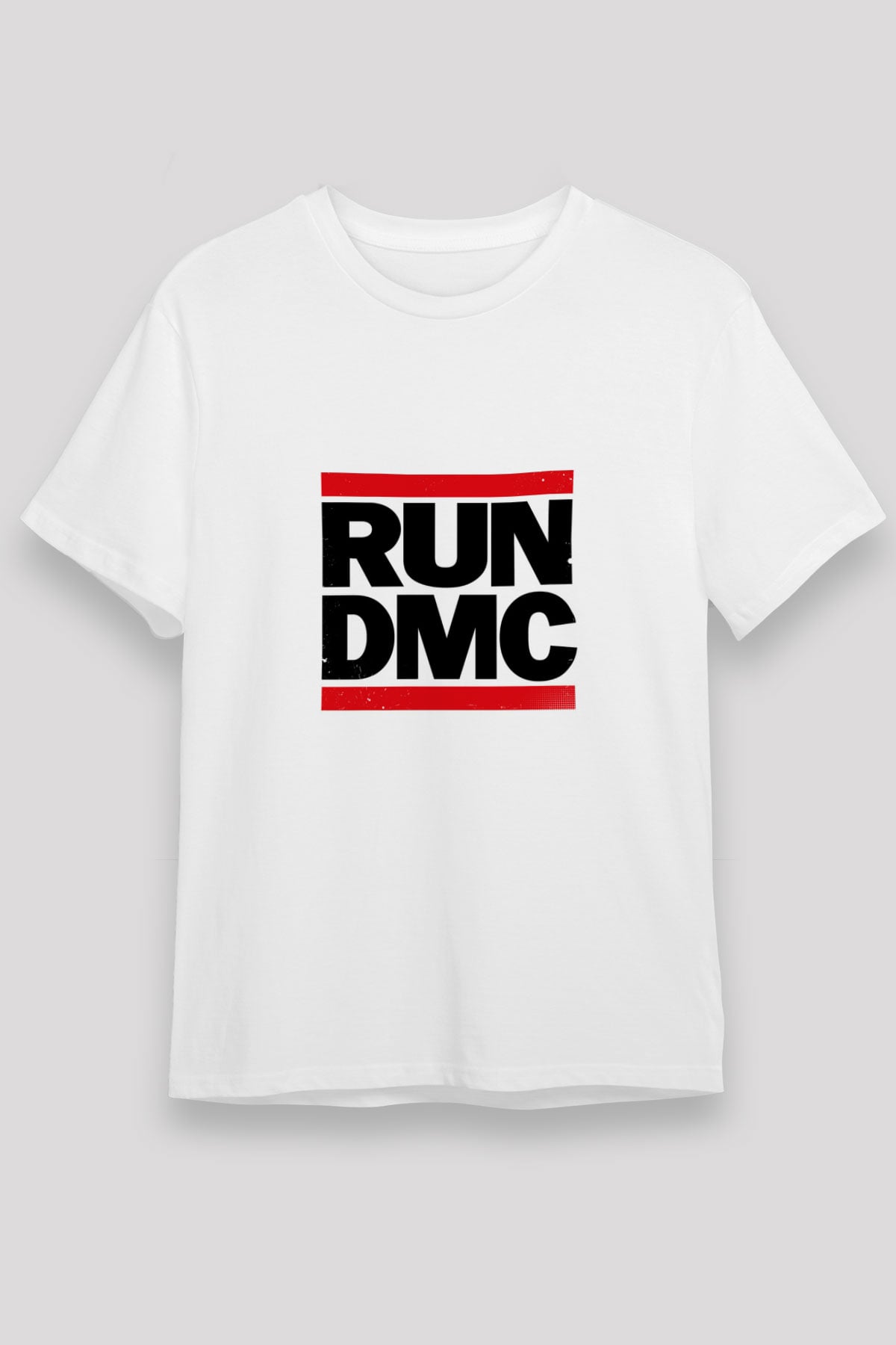 Run DMC Baskılı Unisex Beyaz Tişört
